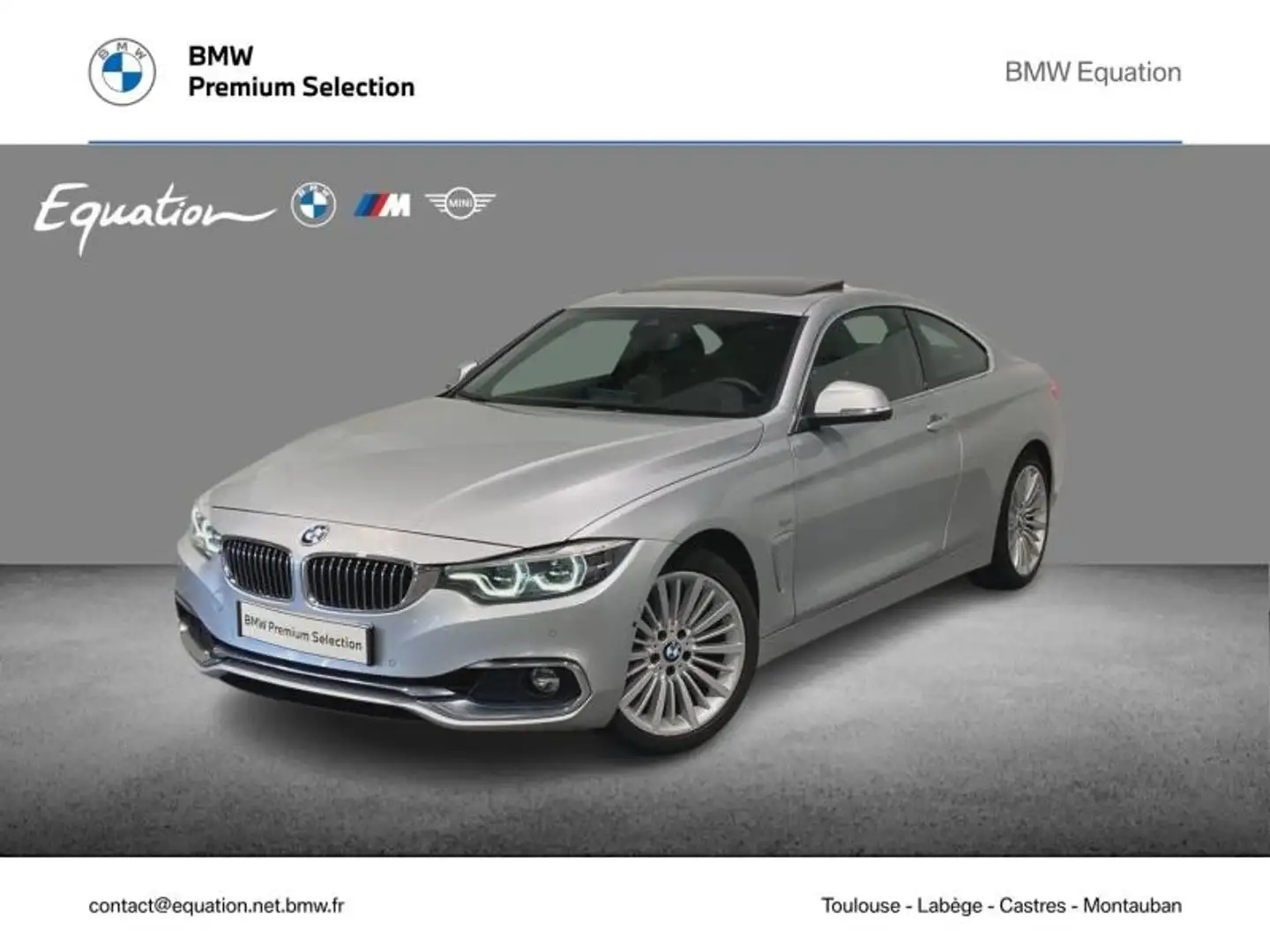 BMW 420 420iA 184ch Luxury Argent - 1