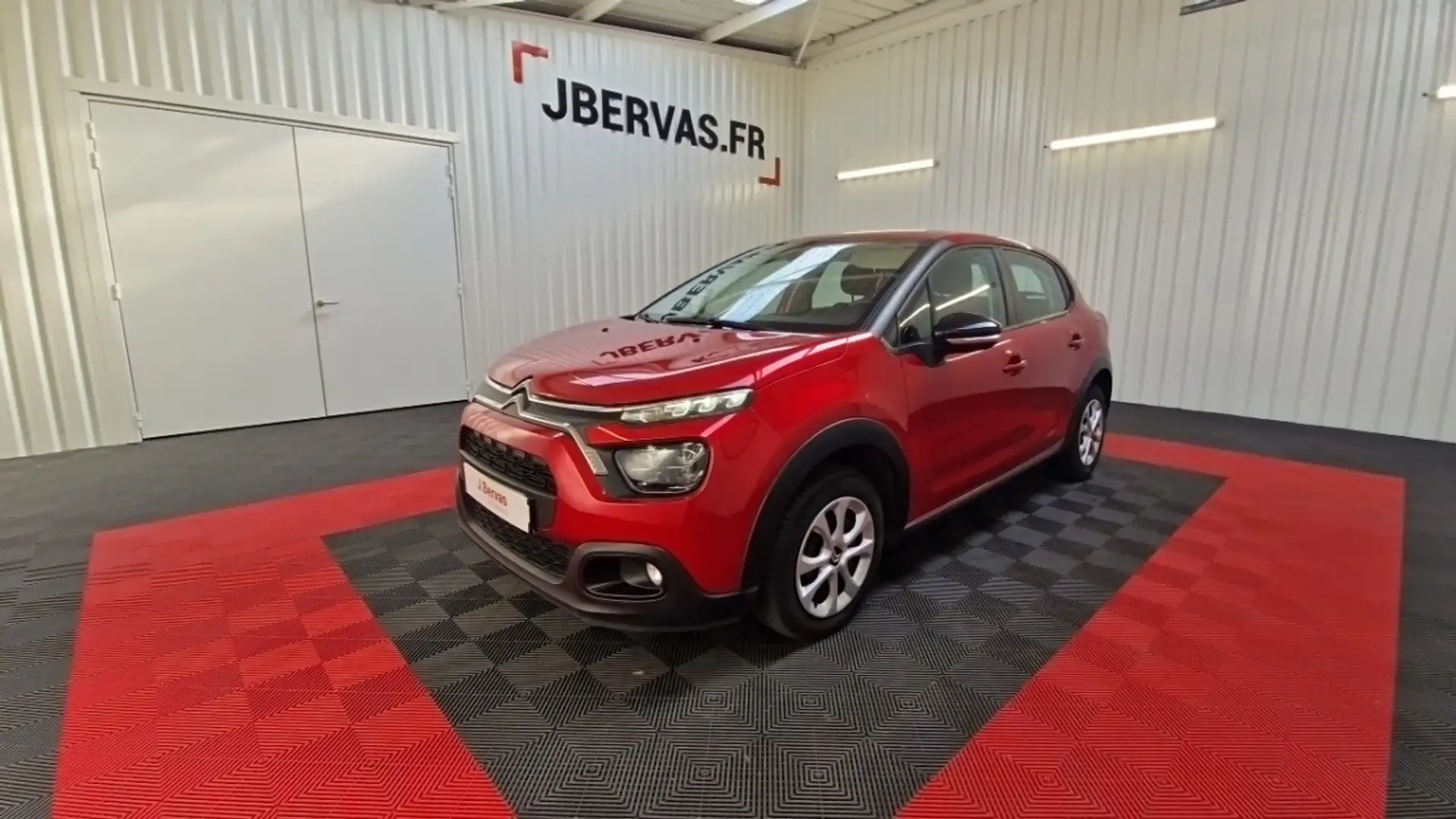 Citroen C3 BlueHDi 100 S&amp;S BVM Feel Business Rojo - 1