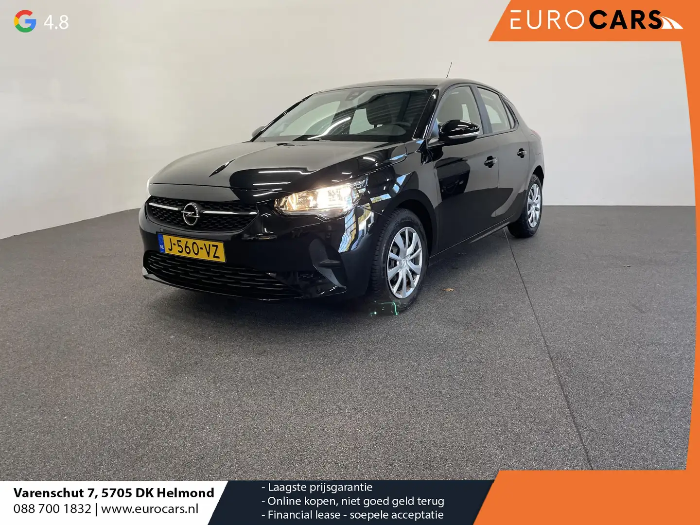 Opel Corsa 1.2 Edition Navigatie Apple Carplay/Android Auto C Zwart - 1
