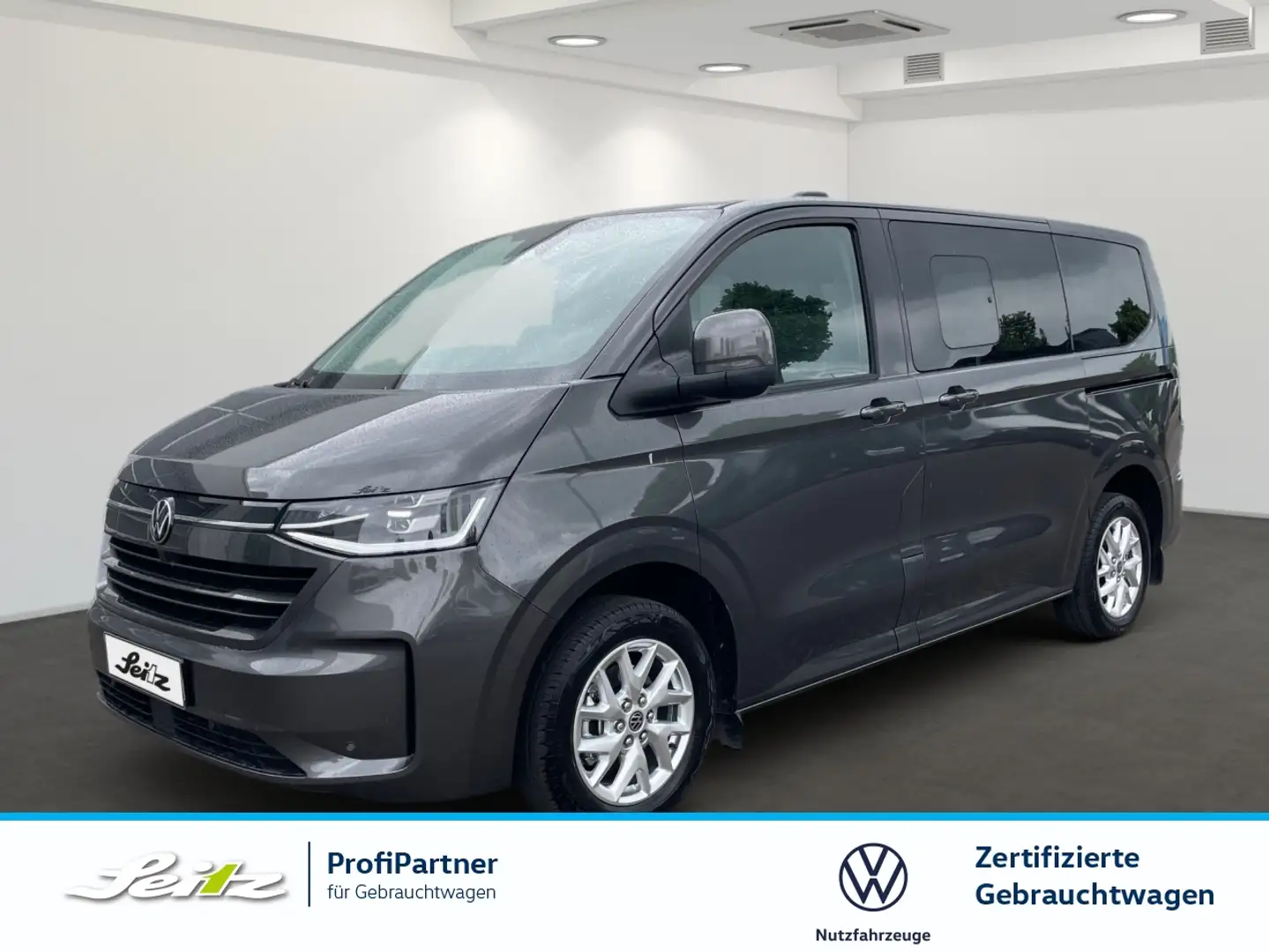 Volkswagen T7 Caravelle KR e-Caravelle Style *8-SITZER*AHK*PANO* Gri - 1