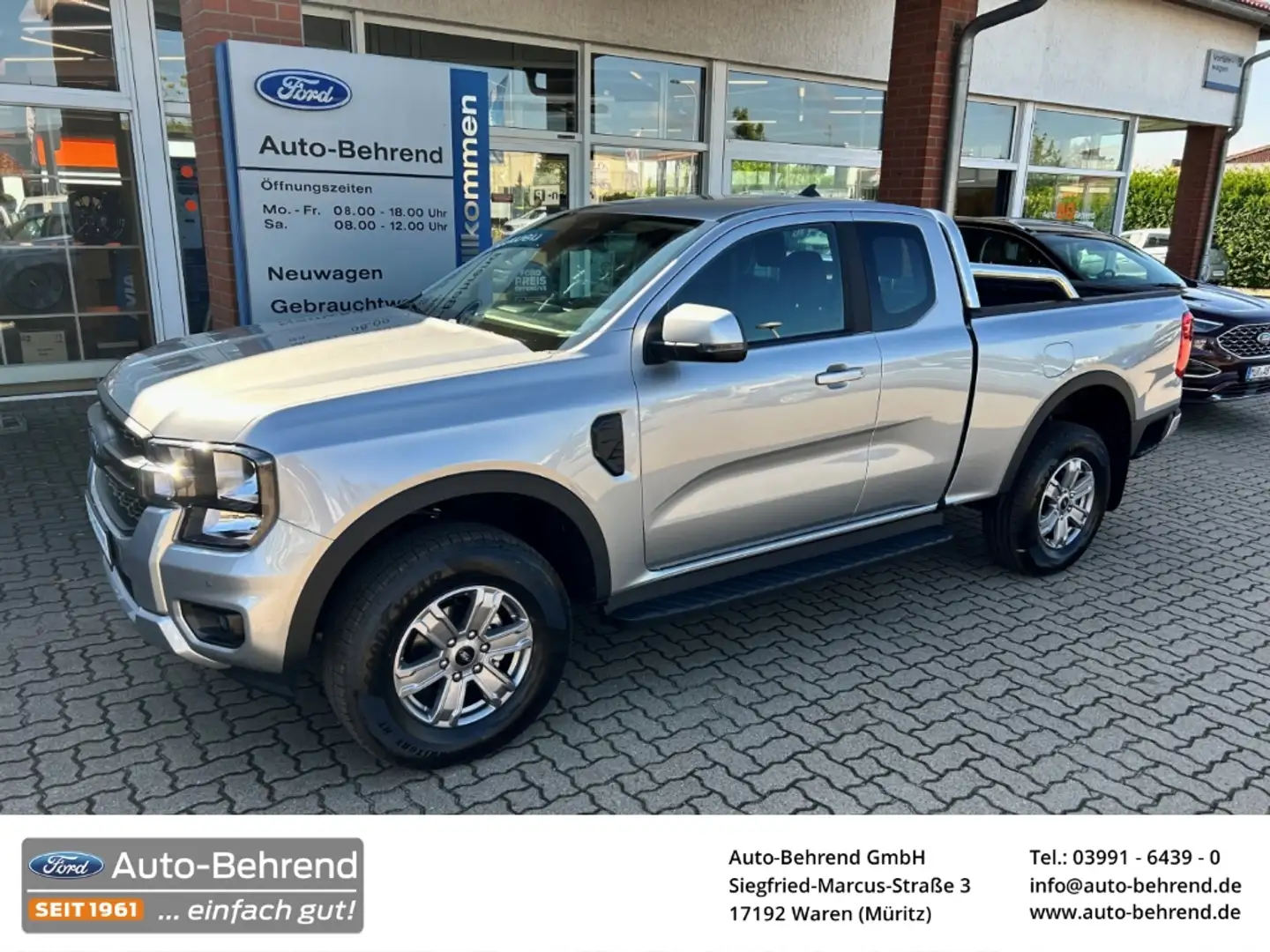 Ford Ranger XLT 4WD Extrakabine Argent - 1