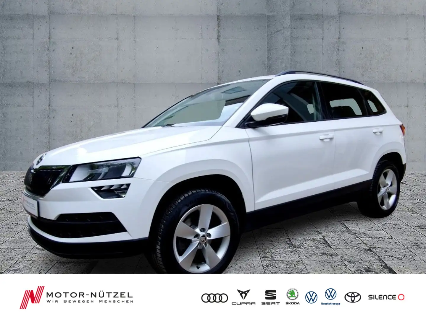Skoda Karoq 2.0TDI 4x4 DSG AMBITION NAV+GRA+PDC+STDHZG Weiß - 1