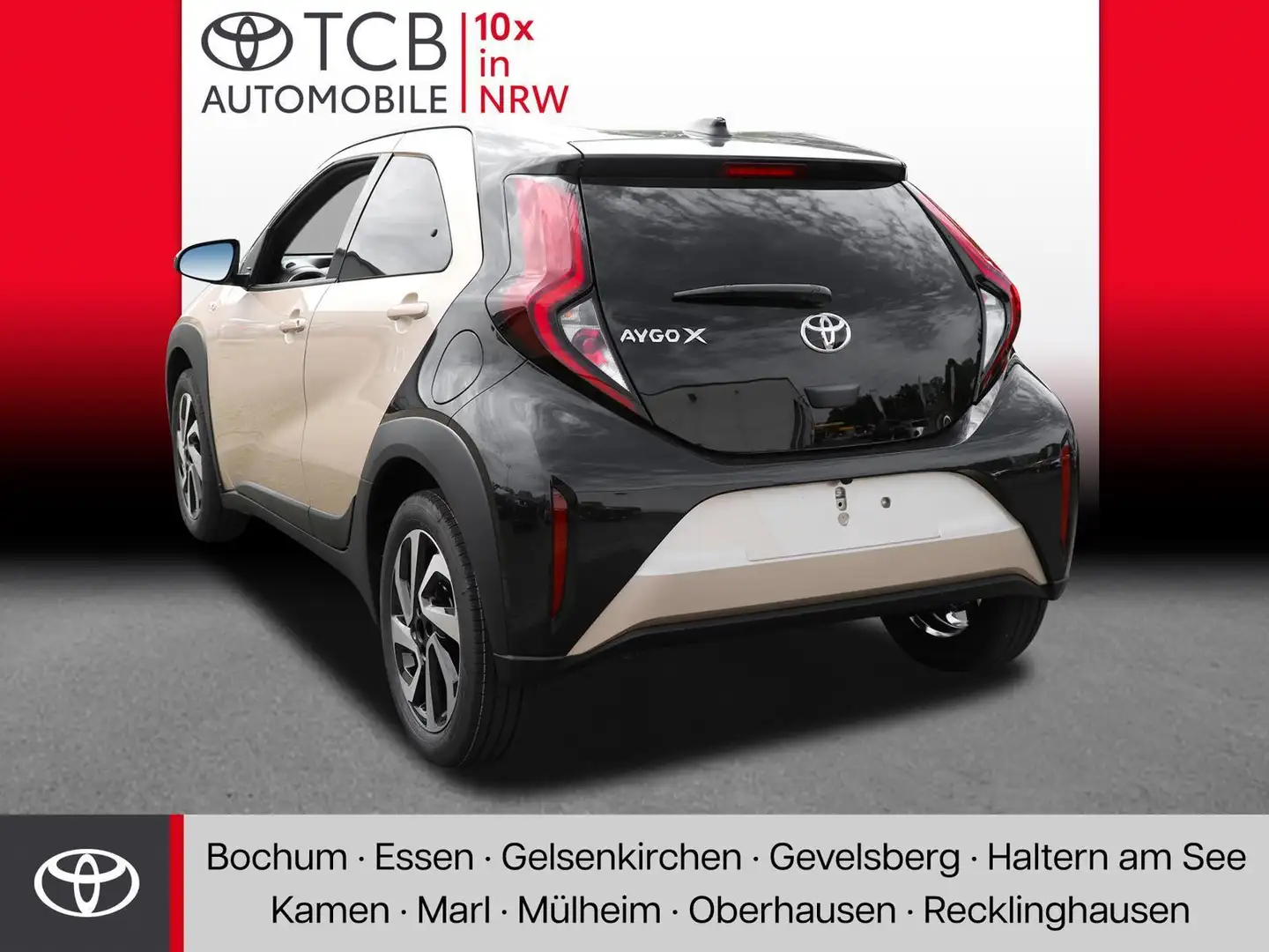 Toyota Aygo X 1.0 Teamplayer SHZ PDC KLIMA LM-Felgen BT Beige - 2