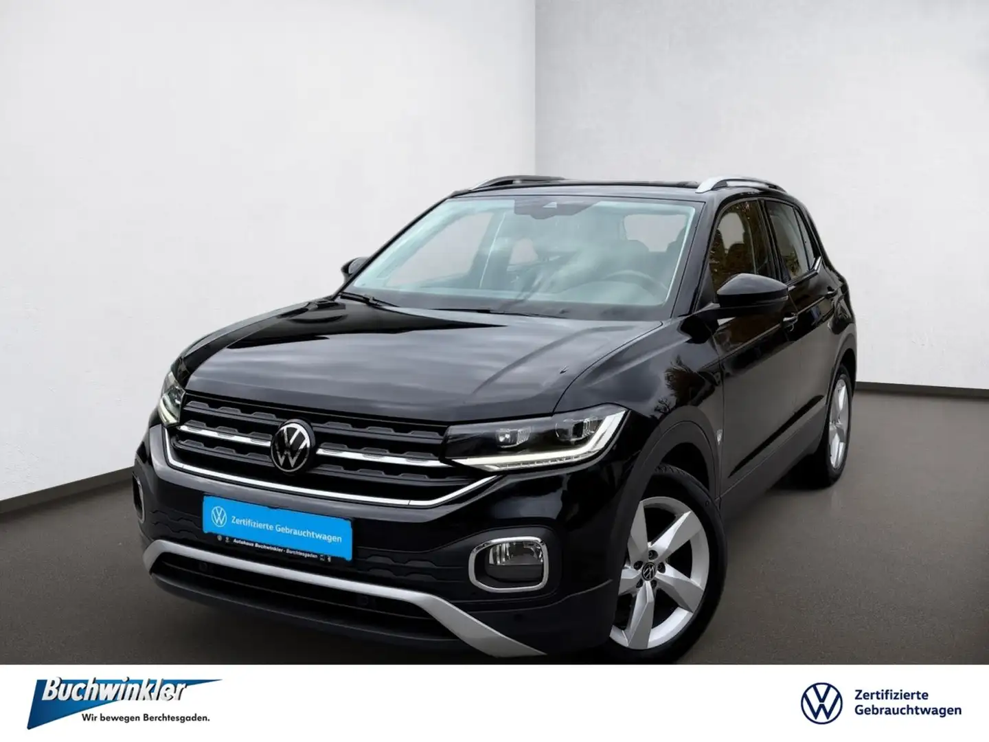 Volkswagen T-Cross T-Cross 1.0 TSI Style*SHZ*PDC*LED*ACC Schwarz - 1
