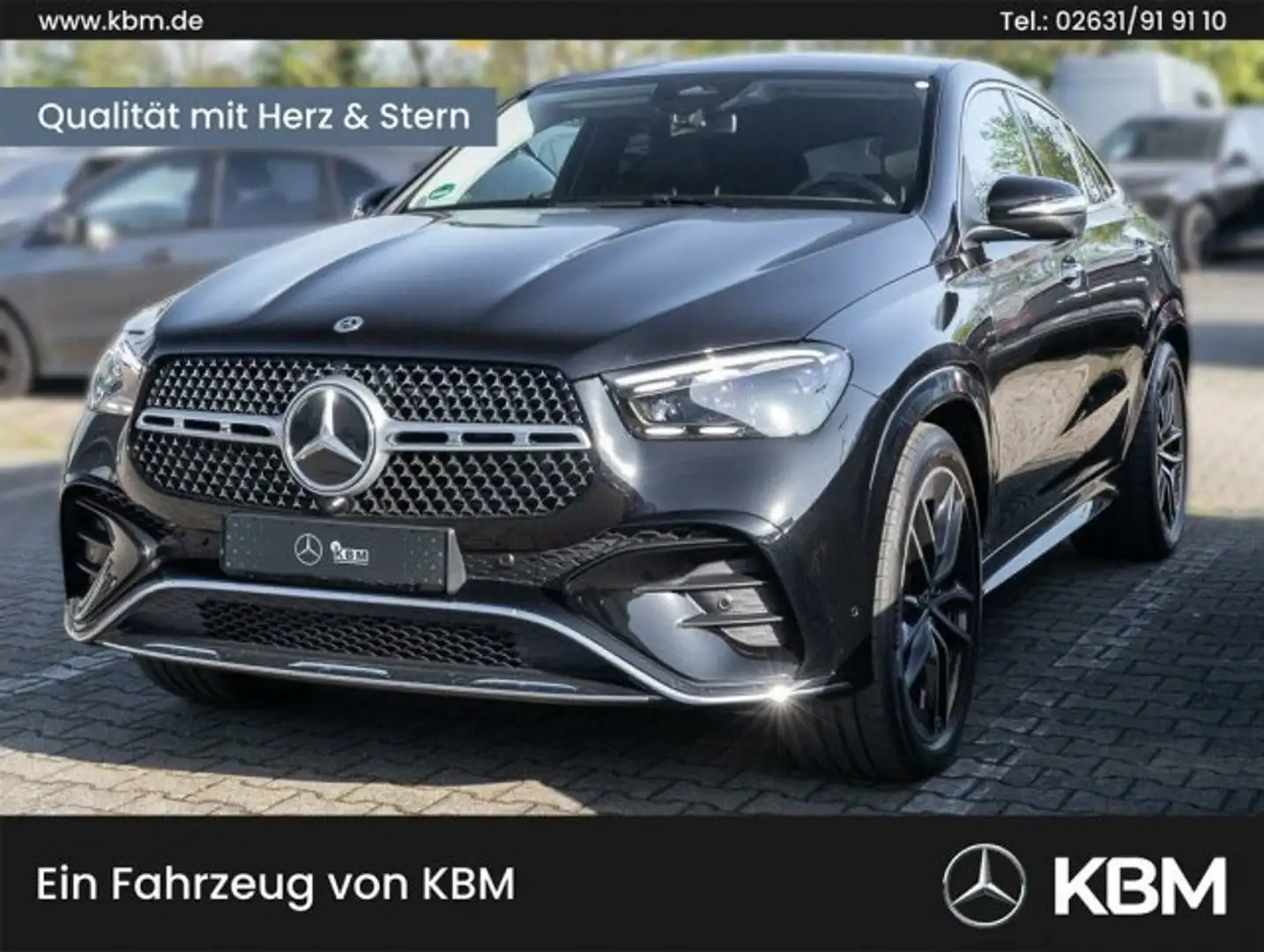 Mercedes-Benz GLE 450 GLE 450 d 4M Coupé AMG°FLOW°MEMO°BUR°AIR°360°PAN° Schwarz - 1