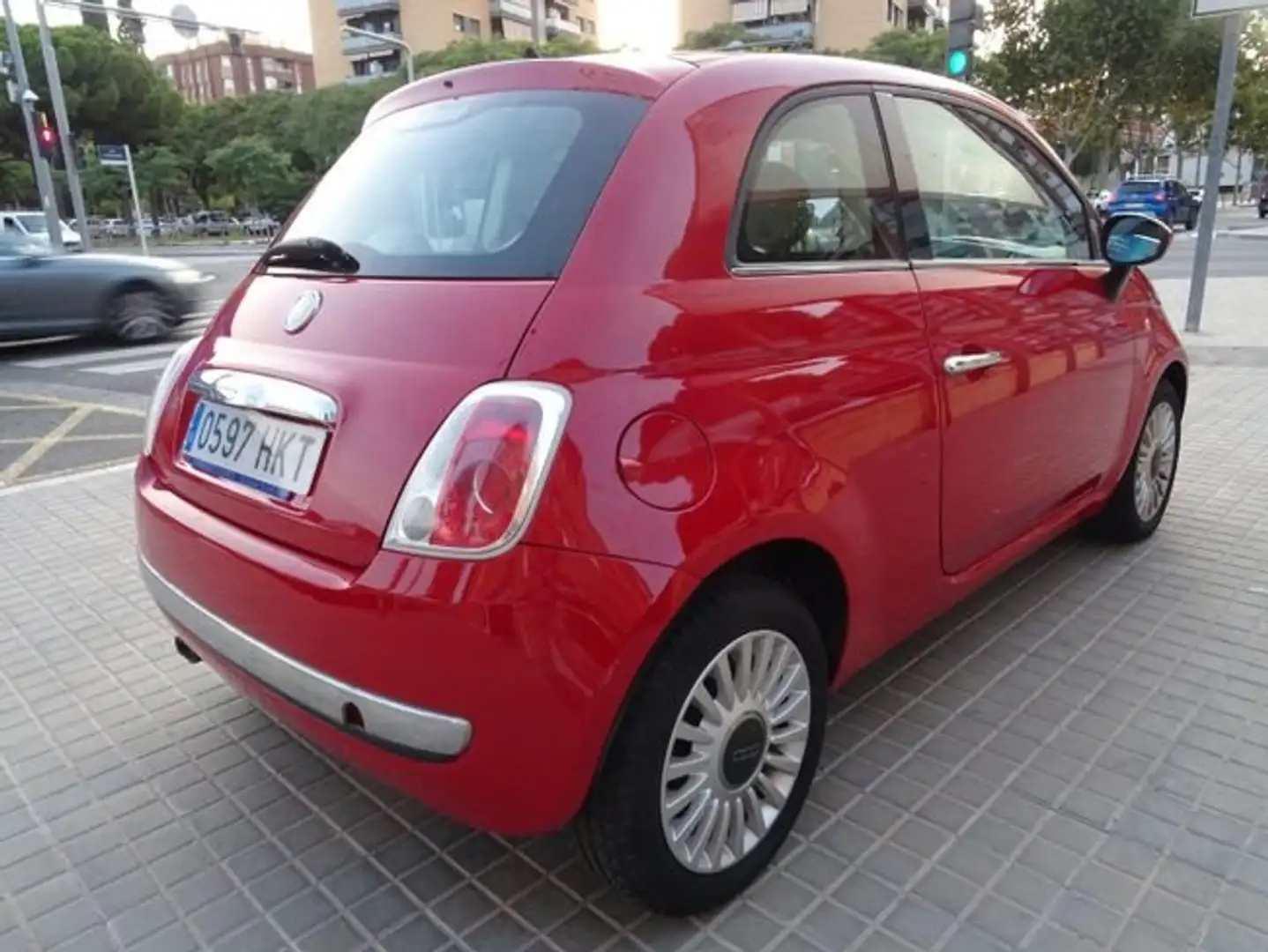 Fiat 500 1.2 Lounge Rojo - 2