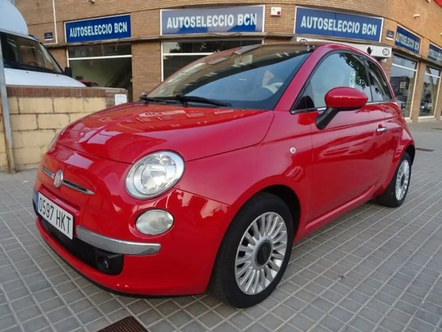 Fiat 500 1.2 Lounge Rojo - 1