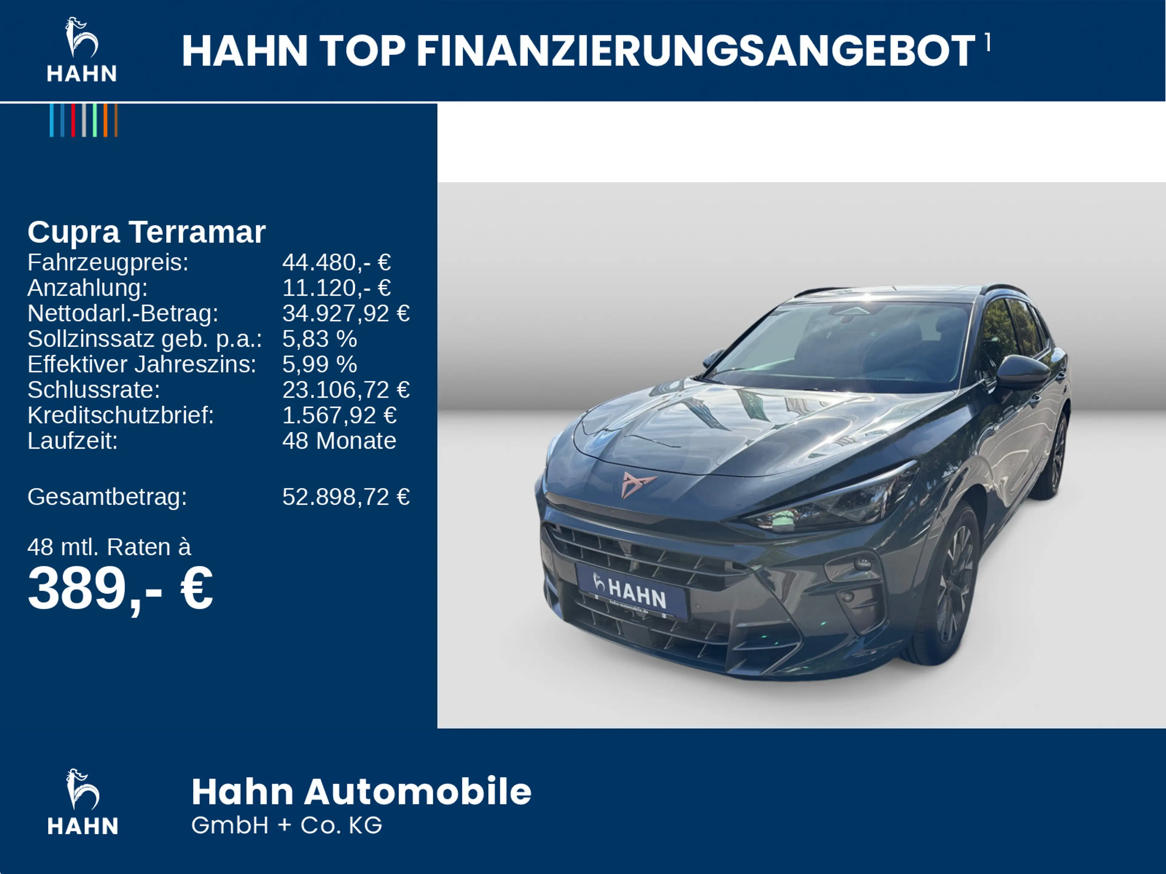 CUPRA Terramar 2.0 TSI 204 PS 7-Gang AHK Pano Top-View — photo 2