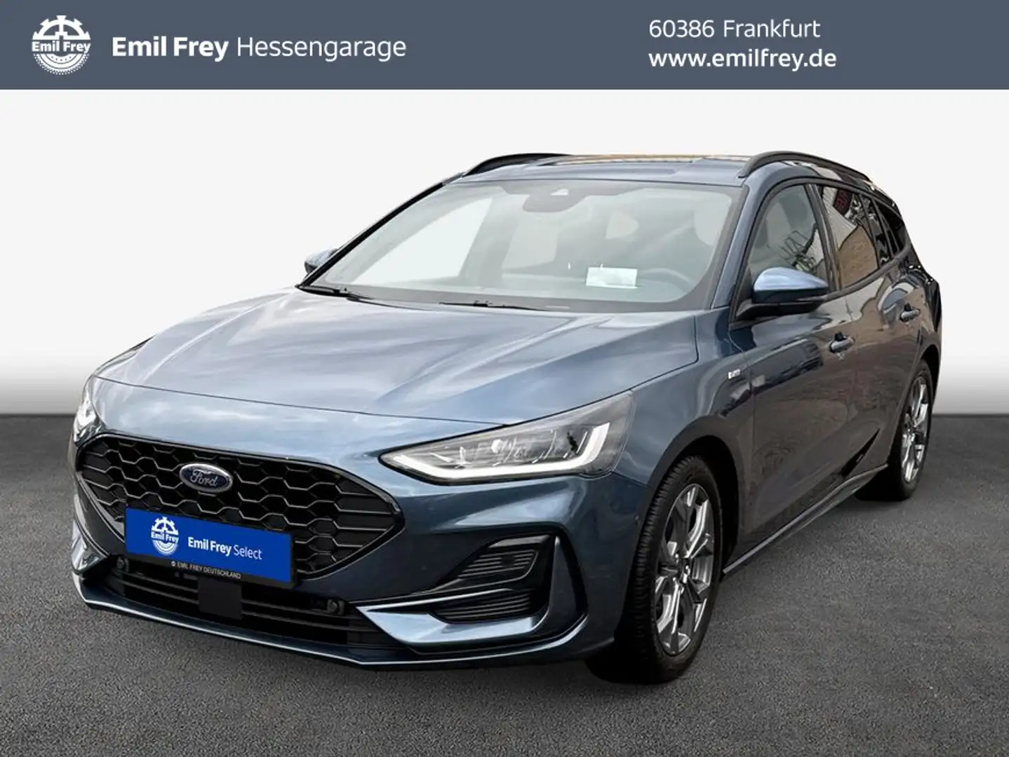 Ford Focus Turnier 1.0 EcoBoost Hybrid ST-LINE X Blau - 1