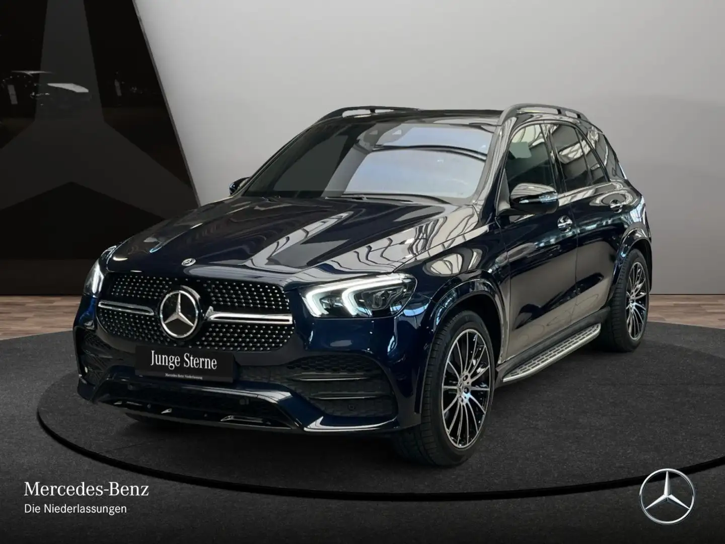 Mercedes-Benz GLE 350 e 4M AMG+EXCLUSIVE+NIGHT+PANO+360+AHK+21" Bleu - 2