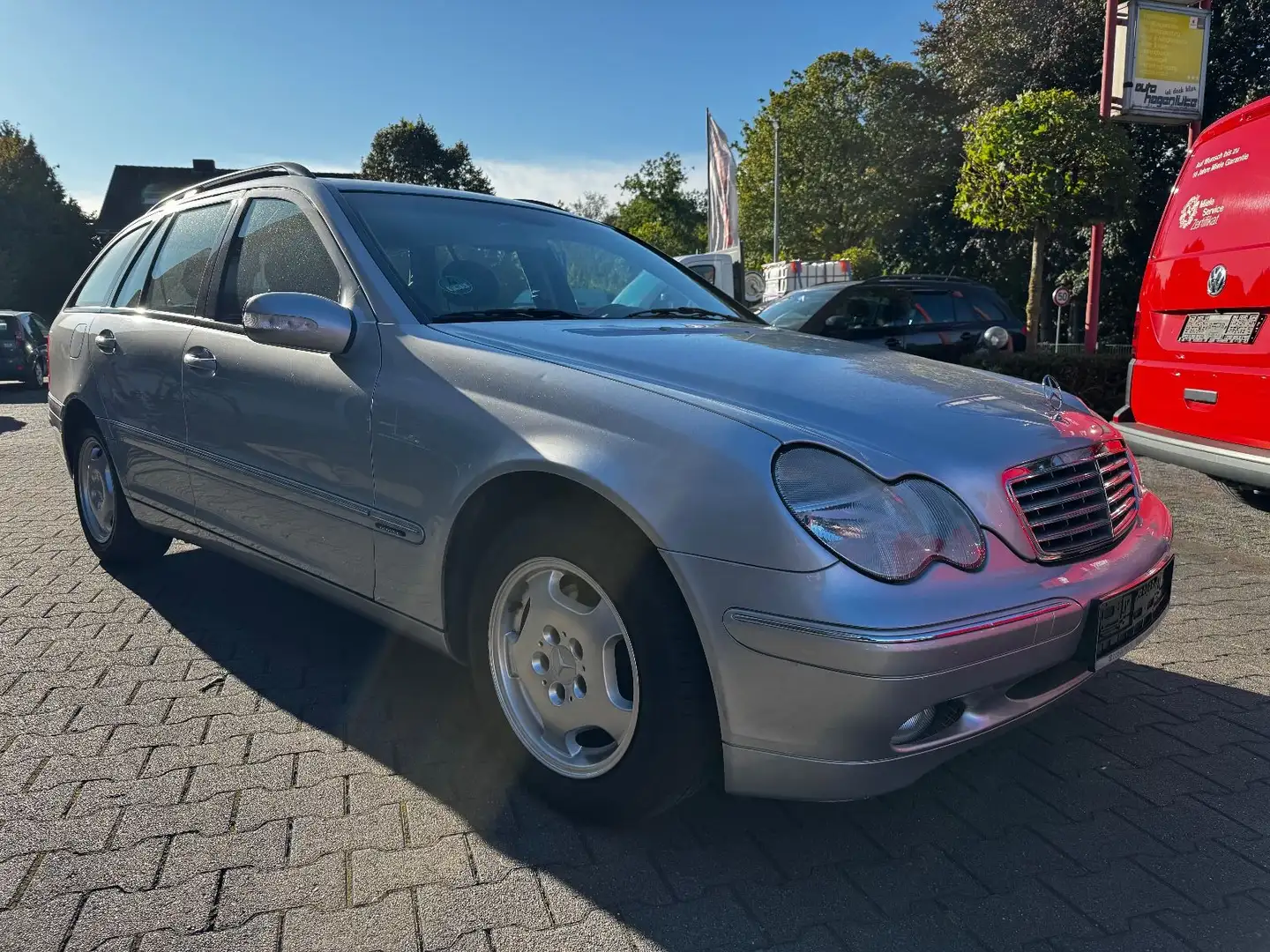 Mercedes-Benz C 200 T Kompressor Klimaautom. Lichtsensor uvm. Silber - 1