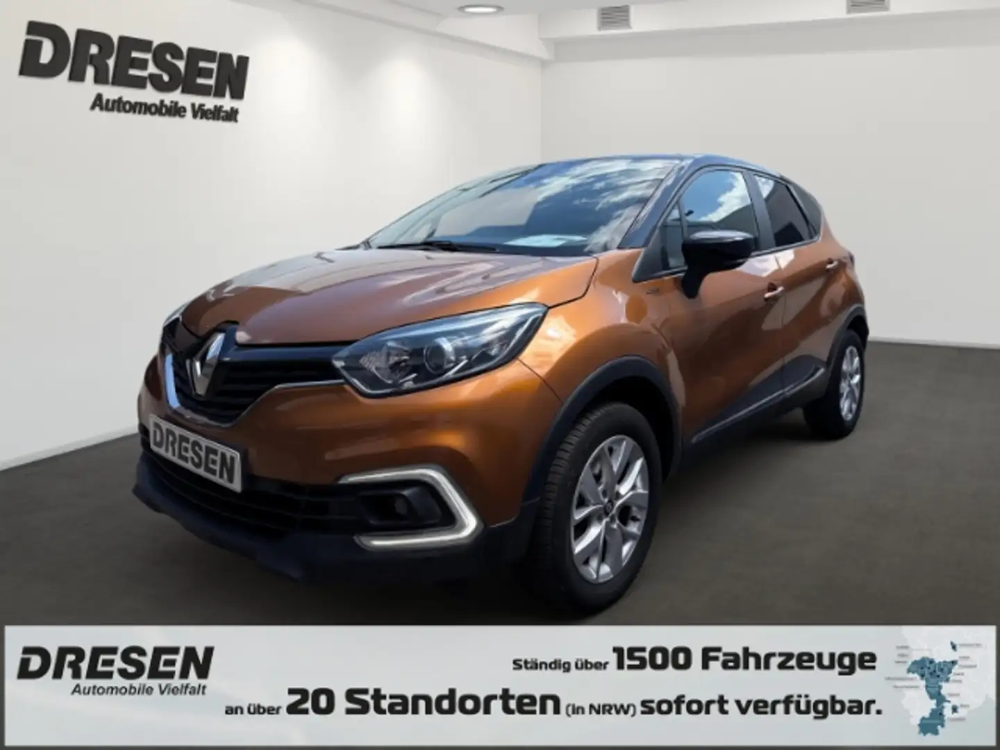 Renault Captur Limited 1.3 Fahrerprofil SHZ Temp Berganfahrass. G Narancs - 1