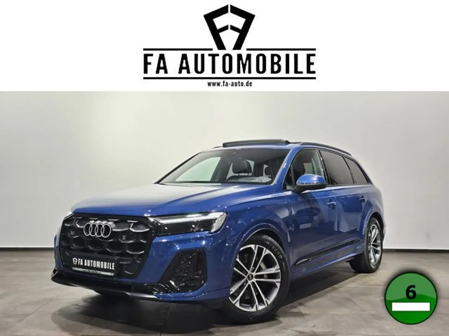 Audi Q7 45 TDI 2x S Line Black Pano Matrix VOLL Blu/Azzurro - 1
