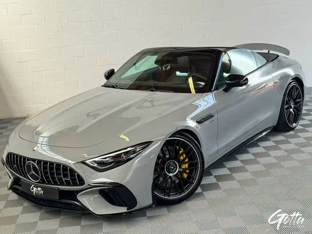 Mercedes-Benz SL 63 AMG Roadster AMG 63 4-Matic 585CH/SIEGES VENTILES/CHAUFFANT/NUQUE/HEAD UP DISPLAY/BURMESTER 3D/AMBIENT LIGHTING/GRIS ALPIN
