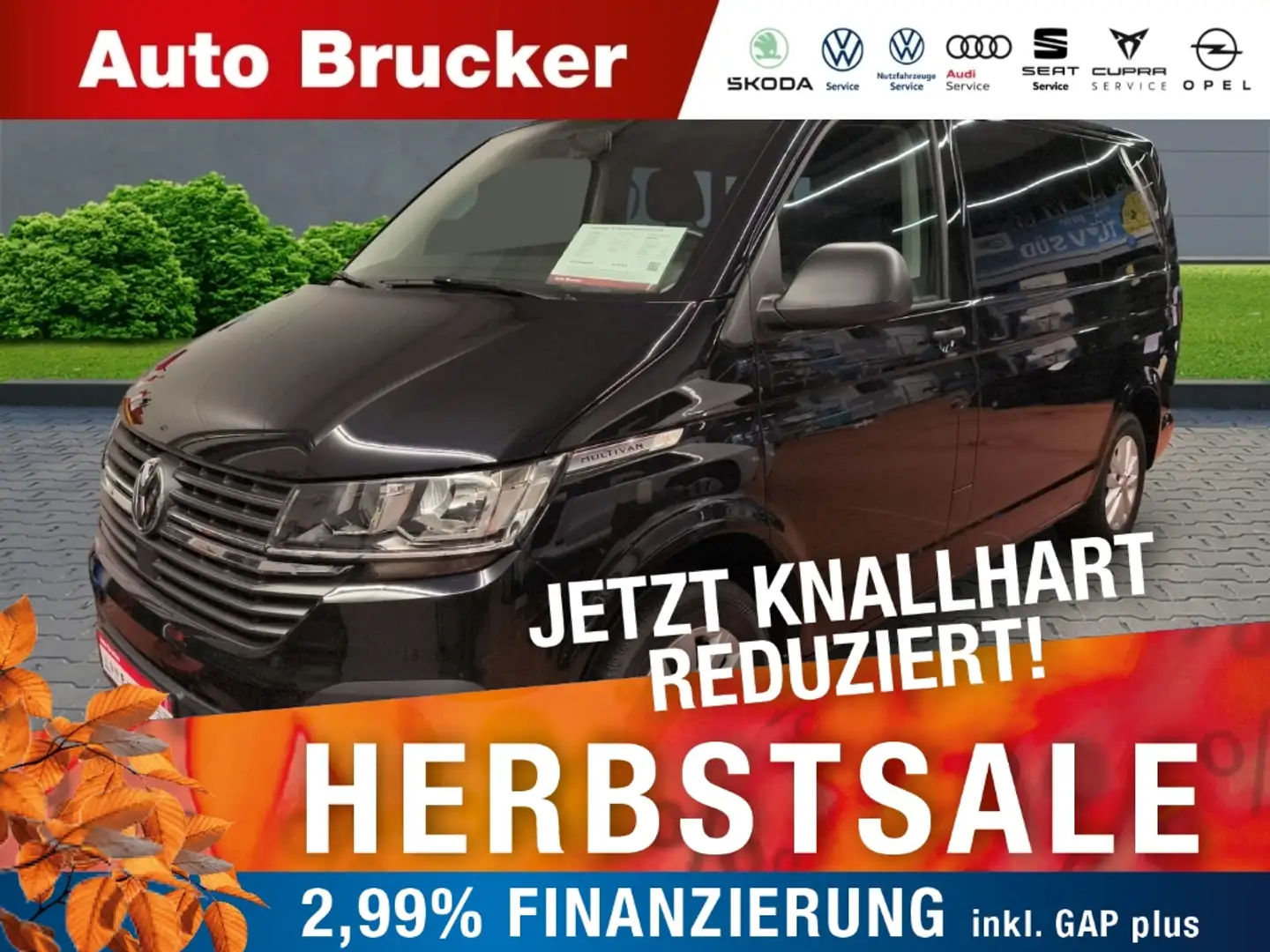 Volkswagen T6.1 Multivan Family FWD 2.0 TDI+AHK+Navi Schwarz - 1