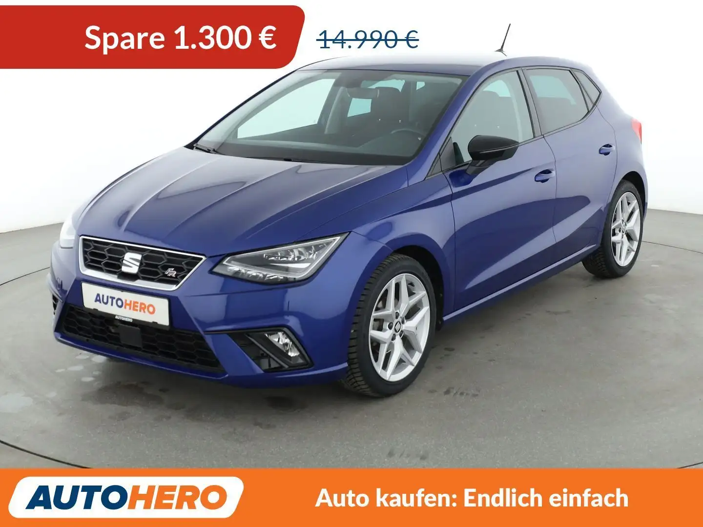 SEAT Ibiza 1.0 TSI FR*NAV*LED*ACC*PDC*SHZ*CARPLAY Blau - 1