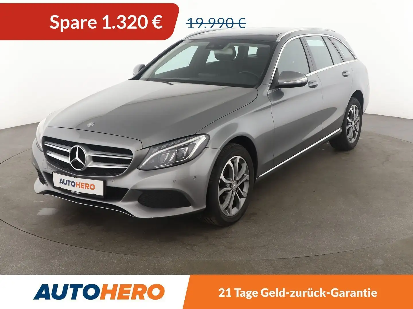 Mercedes-Benz C 220 C 220 d T BlueTEC Avantgarde Aut.*STANDHZ*NAVI*LED Grau - 1