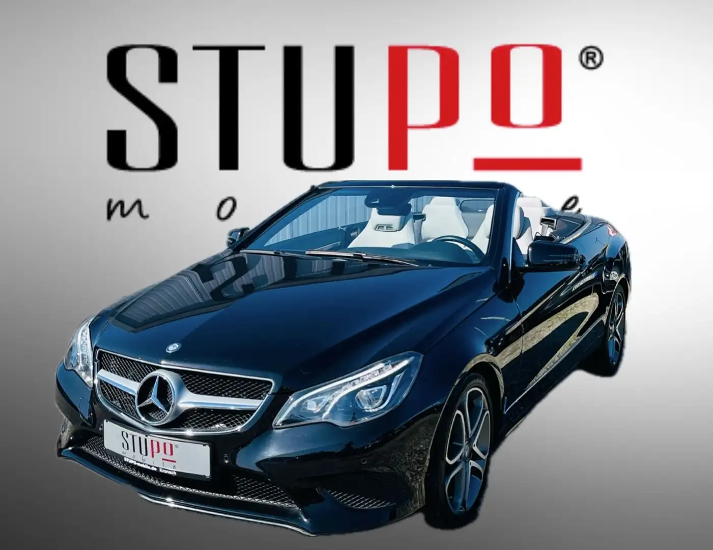 Mercedes-Benz E 200 Cabrio AIRSCARF SHZ PDC NAVI 35TKM 2.Hand Schwarz - 1