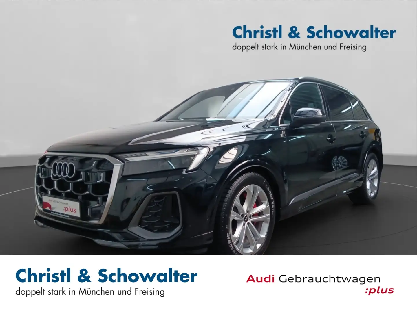 Audi Q7 45TDI quat S line LUFT PANO AHK B&O HUD 360° Schwarz - 1