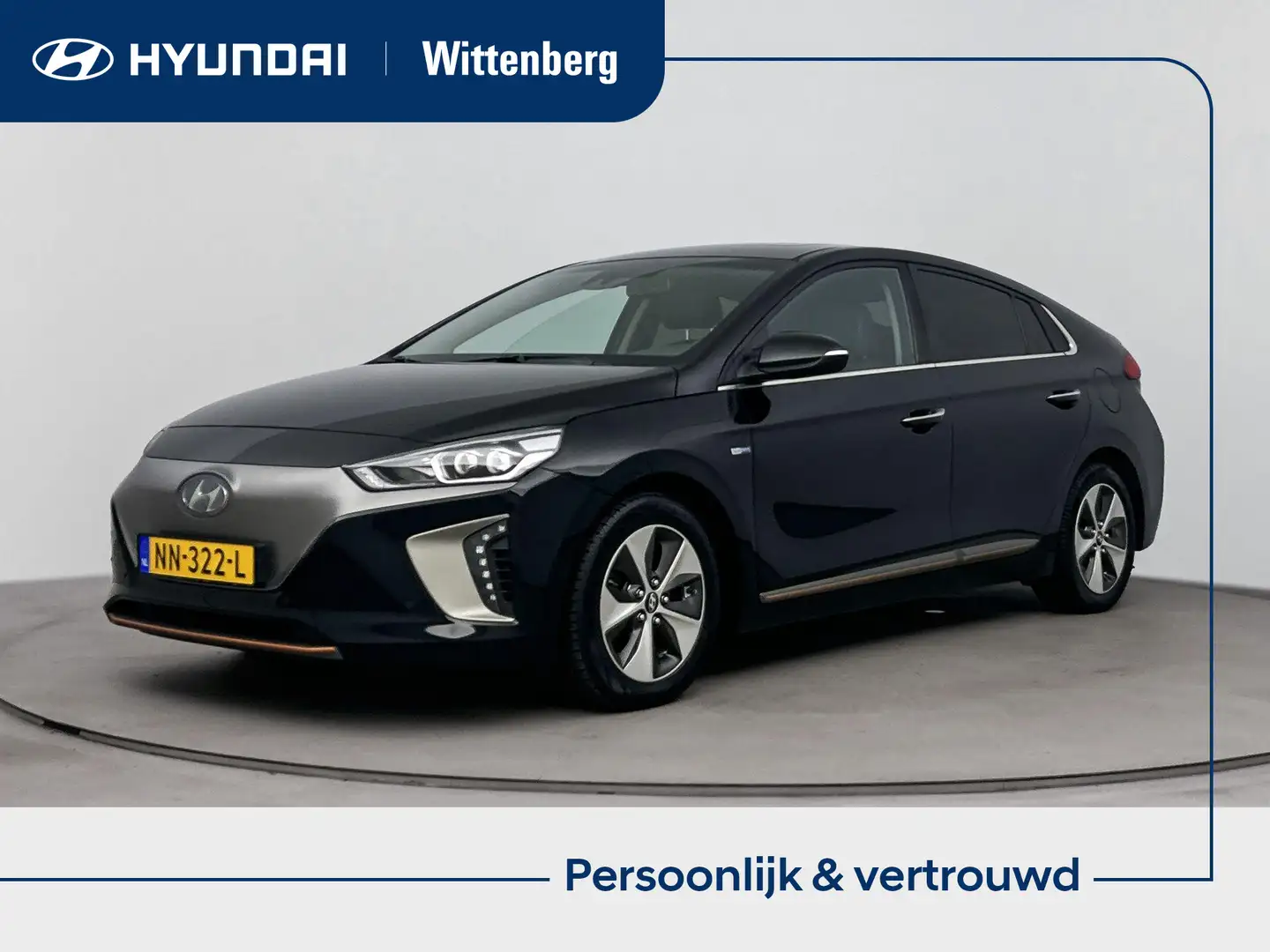 Hyundai IONIQ Premium EV | SoH 100% | Leer | Schuifdak | Stoel + Zwart - 1