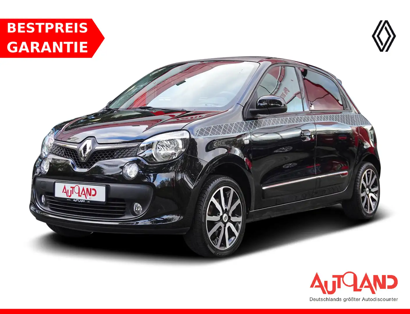 Renault Twingo 1.0 La Parisienne Teilleder Schiebedach Schwarz - 1