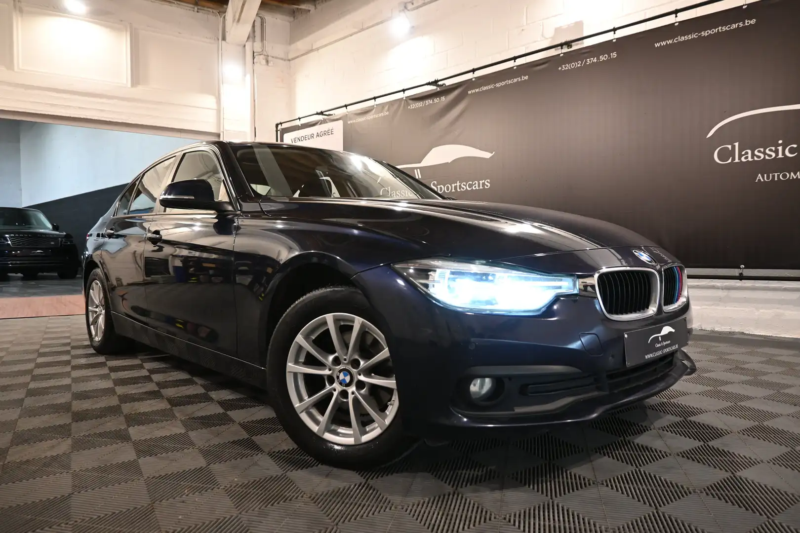 BMW 316 316d / EURO 6b / LANE ASSIST / DISTRONIC / LEDS !! Bleu - 2