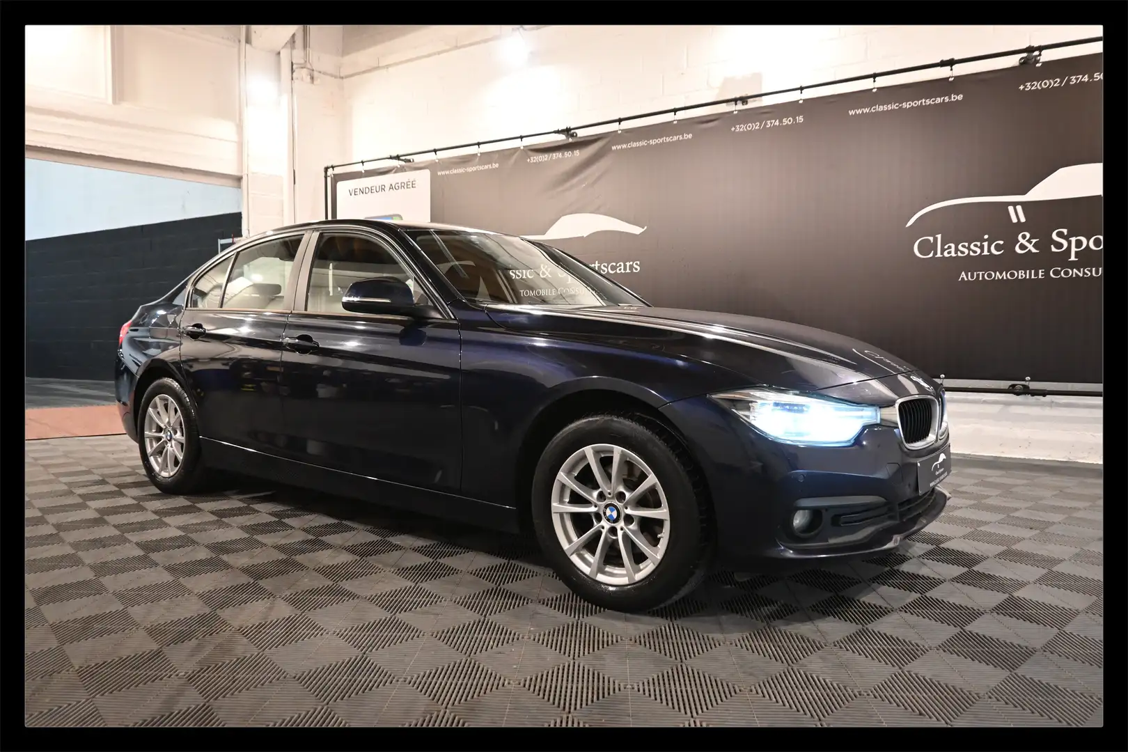 BMW 316 316d / EURO 6b / LANE ASSIST / DISTRONIC / LEDS !! Bleu - 1