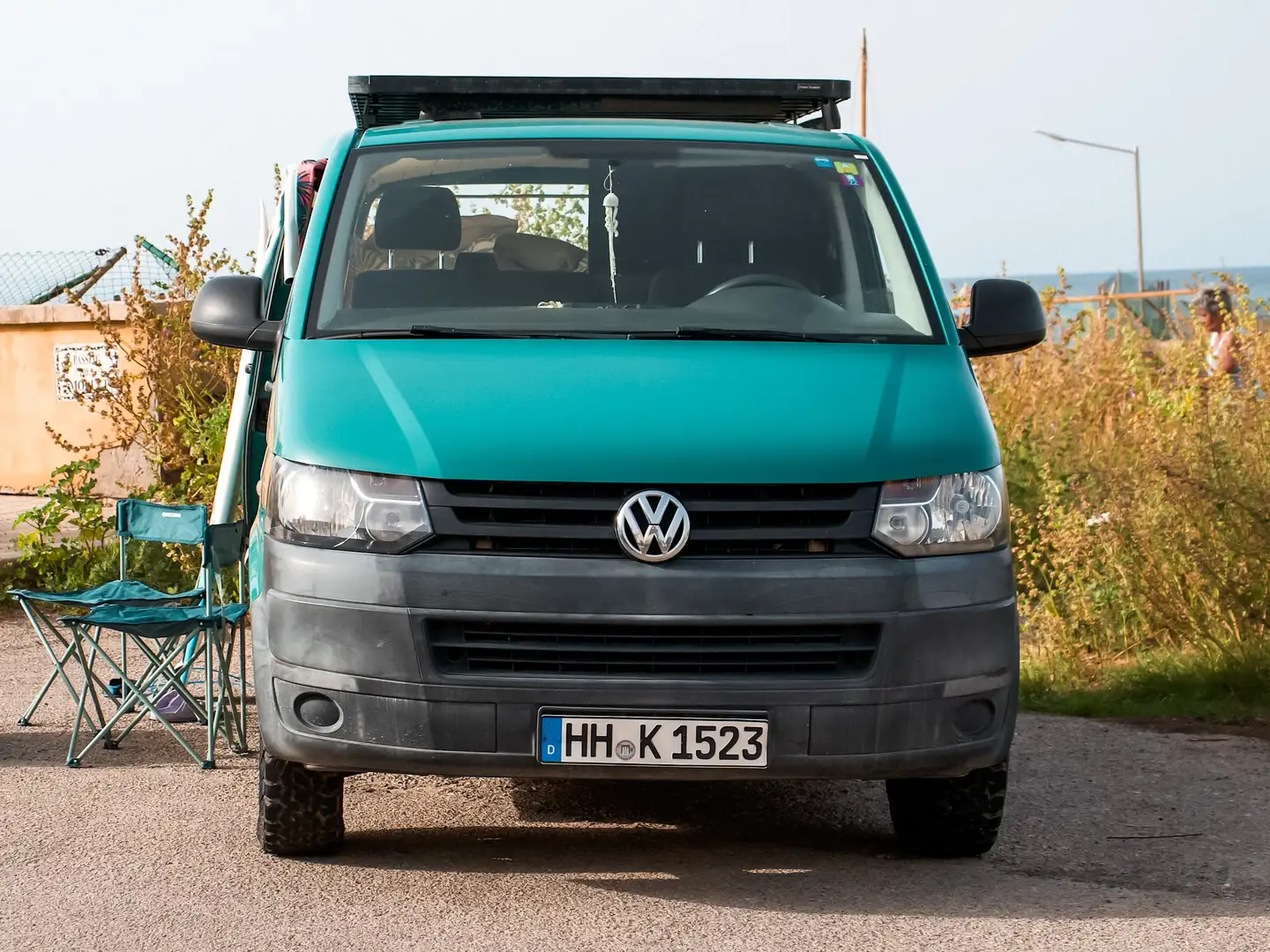 Volkswagen T5 Transporter Selbstausbau Grün - 1