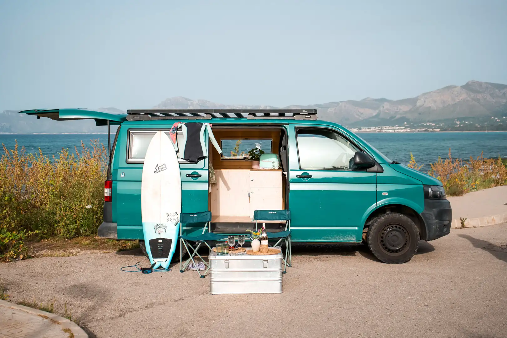 Volkswagen T5 Transporter Selbstausbau Grün - 2