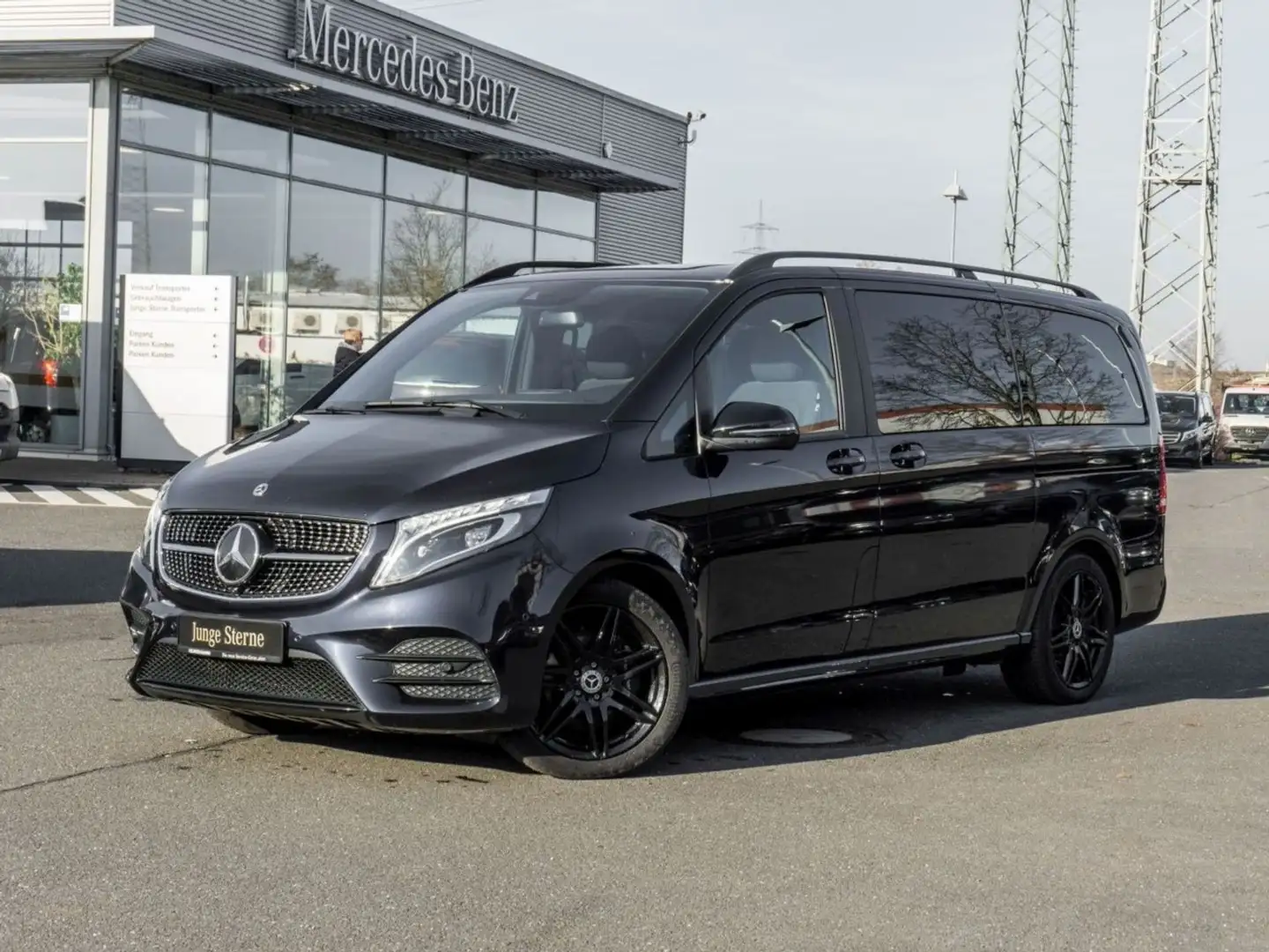 Mercedes-Benz V 250 d EDITION Lang AMG Night AHK Kamera Blau - 1
