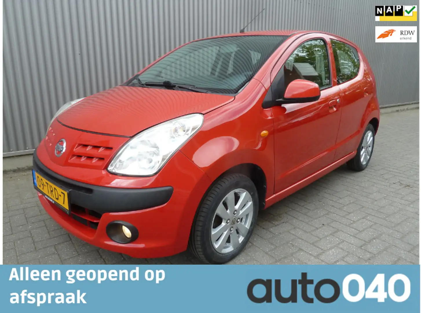 Nissan Pixo 1.0 Look/LMV/Airco/Audio/Nieuwe Koppeling/4 nieuwe Rouge - 1