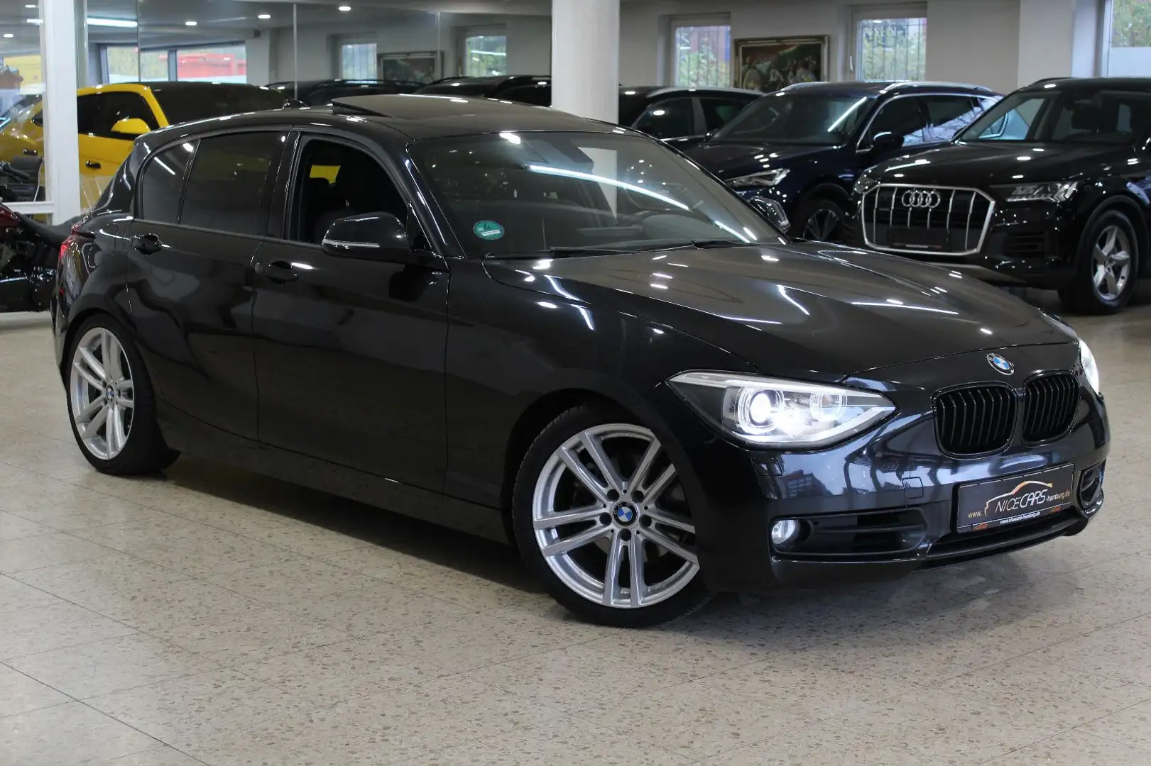 BMW 118 i"Sport Line"18Zoll"NaviP"AC SCHITZER"SDach" Noir - 1