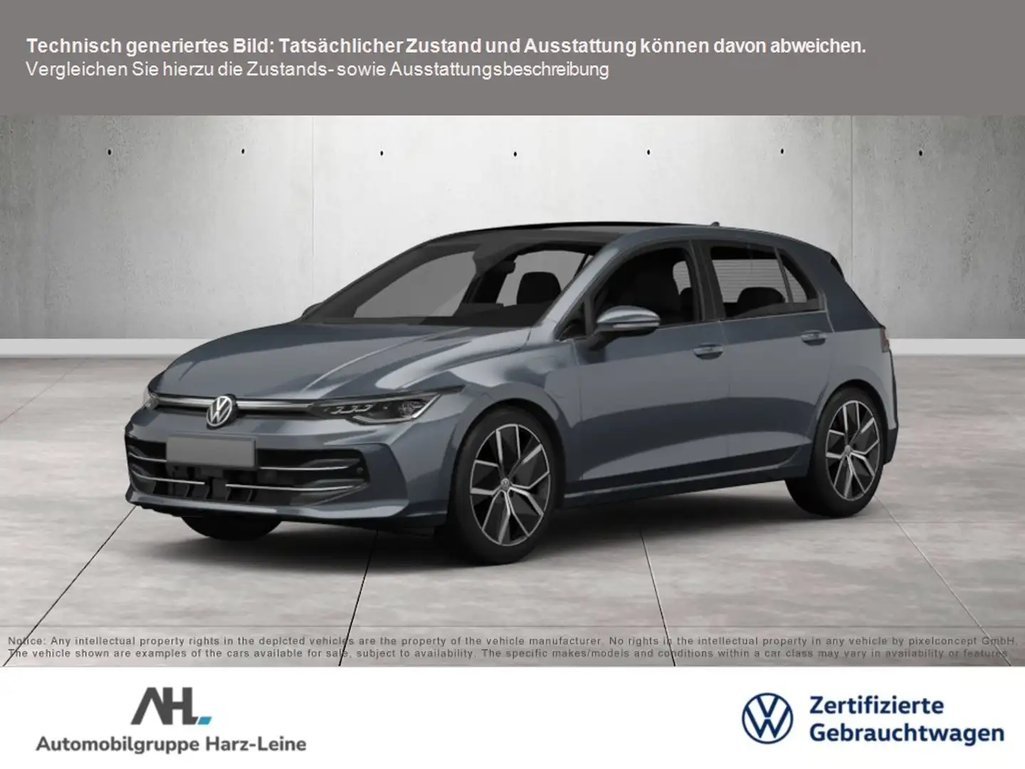 Volkswagen Golf VIII GOAL TDI+ACC+ALU 16''+LED+RÜCKFAHEKAMERA+NAVI Gris - 1