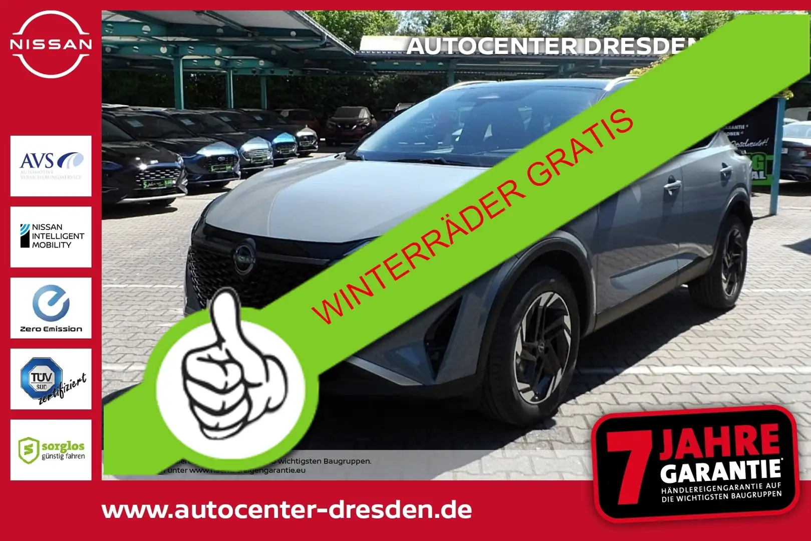 Nissan Qashqai 1.3 DIG-T MHEV 140 PS N-Connecta HUD Kam Grijs - 1
