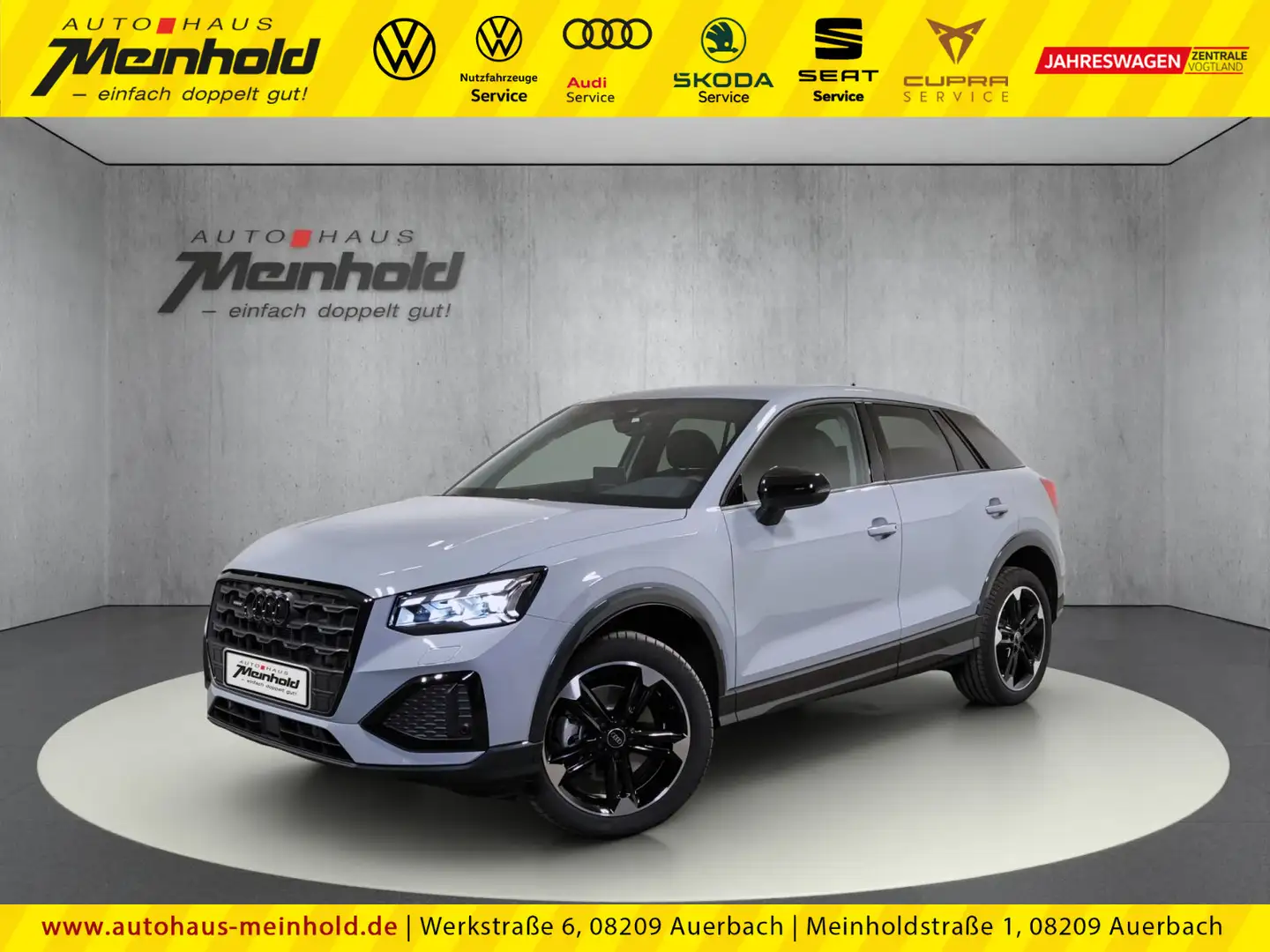 Audi Q2 Advanced 35 TDI quattro S tronic, AHK, Matrix Grau - 1