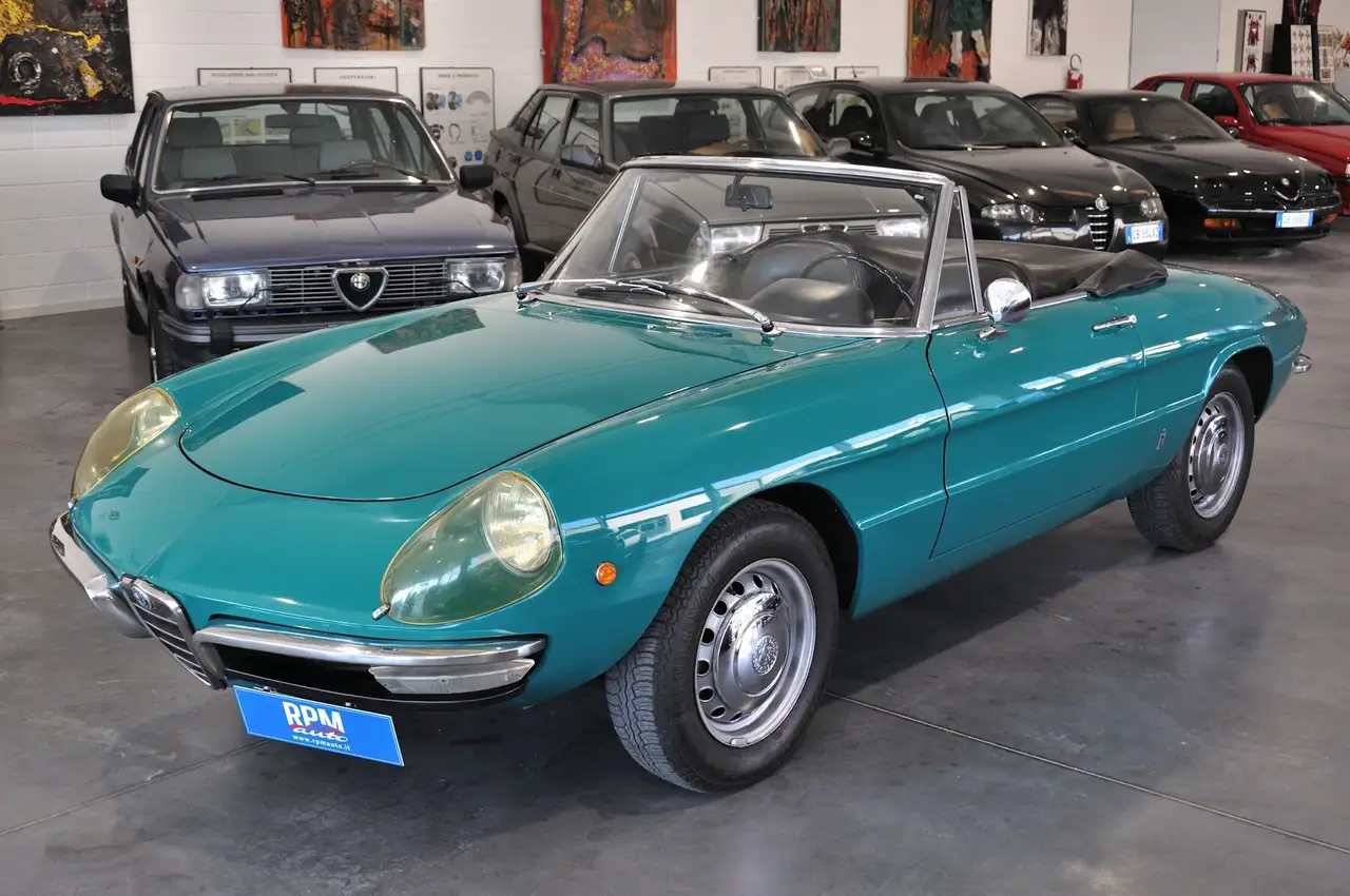 Alfa Romeo Spider 1300 Spider Junior Duetto osso di seppia RIAR conservata, foto 4