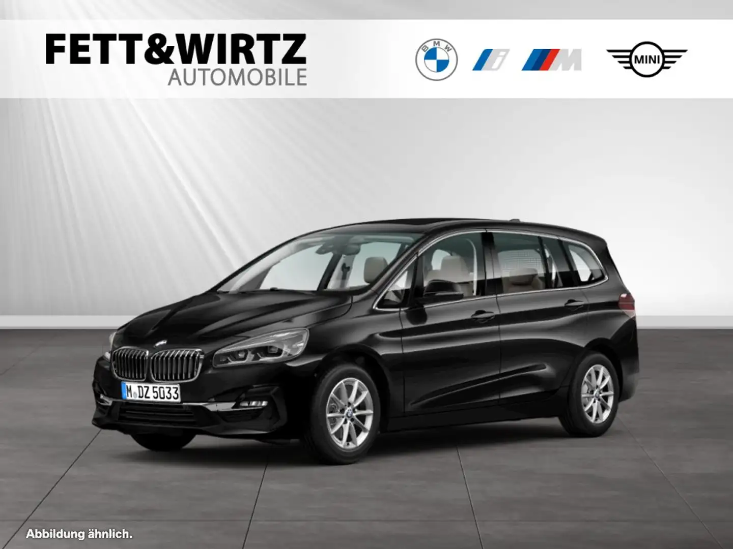 BMW 218 i Gran Tourer 3.Sitzreihe Aut. Pano LED HUD Negro - 1