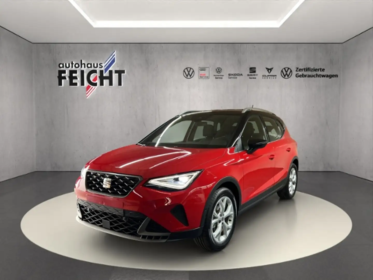 SEAT Arona 1.0 TSI FR+LED+NAVI+PARKLENK+APP-C.+DAB Rot - 1