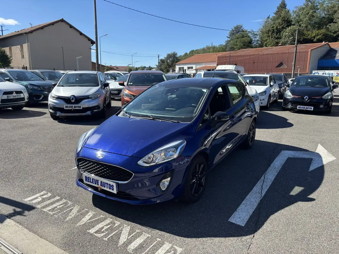 Ford Fiesta V 1.0 EcoBoost 100ch Stop&Start Titanium 5p Blau - 2