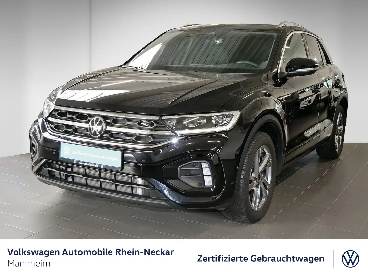 Volkswagen T-Roc 1.5 TSI DSG R-Line Navi AHK Kamera uvm Schwarz - 2