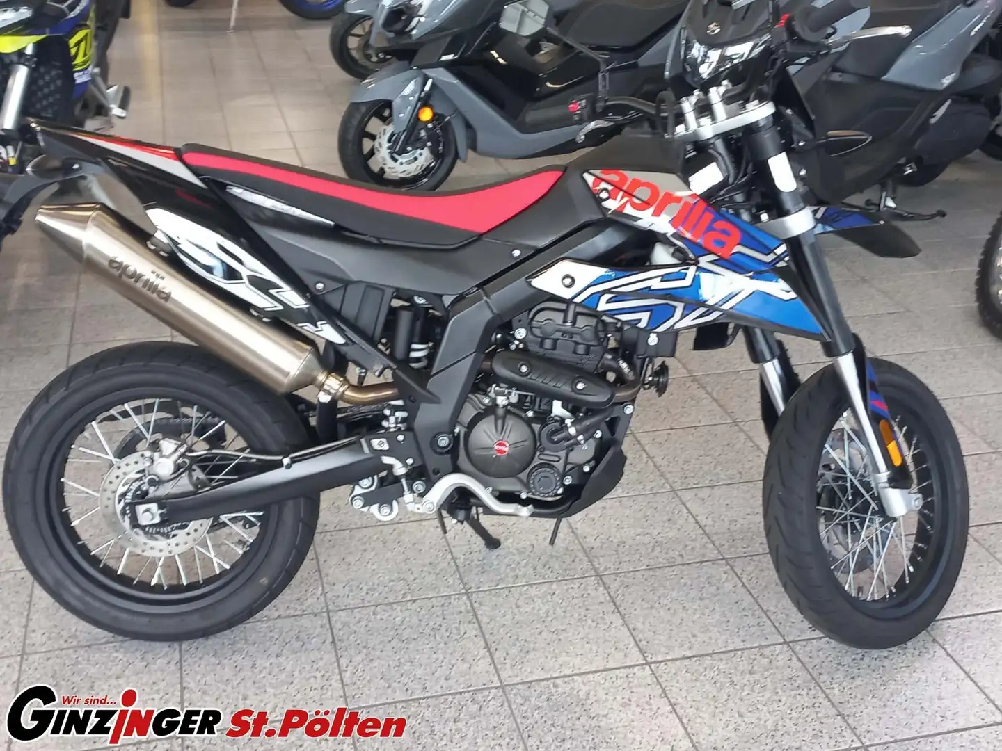 Aprilia SX 125 Blau - 2