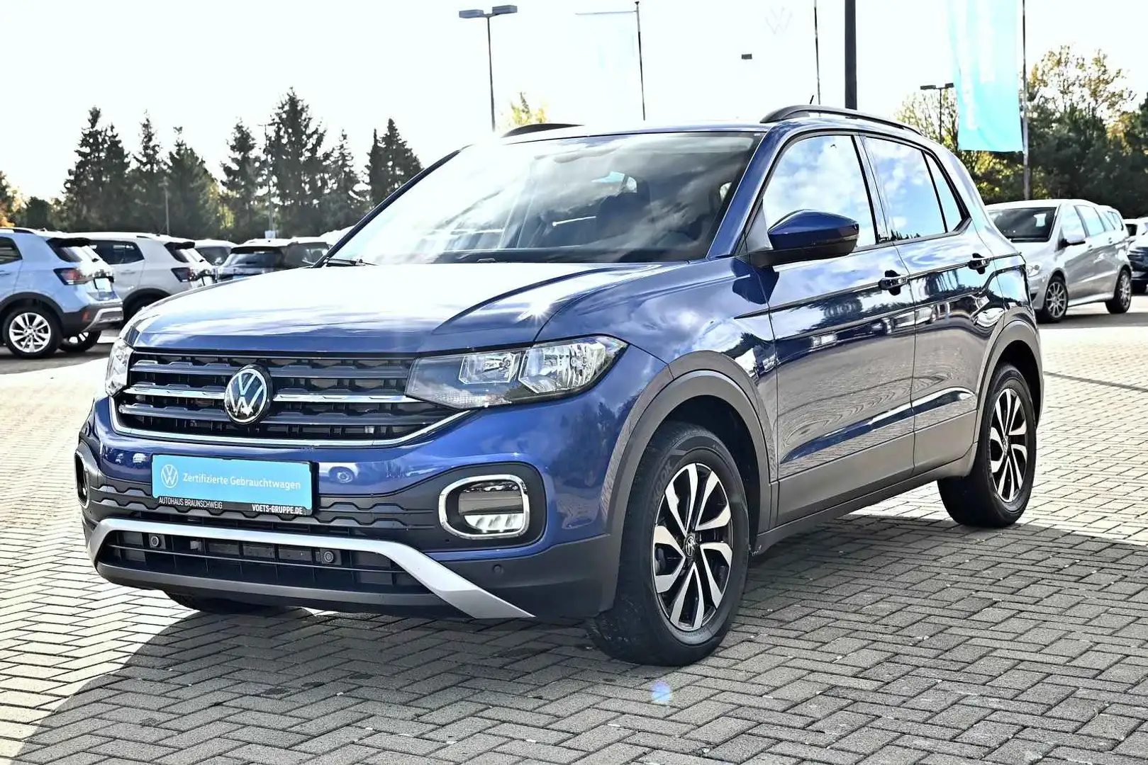 Volkswagen T-Cross Active 1.0 TSI DSG LANE+ACC+NAV+DAB+ Blau - 1