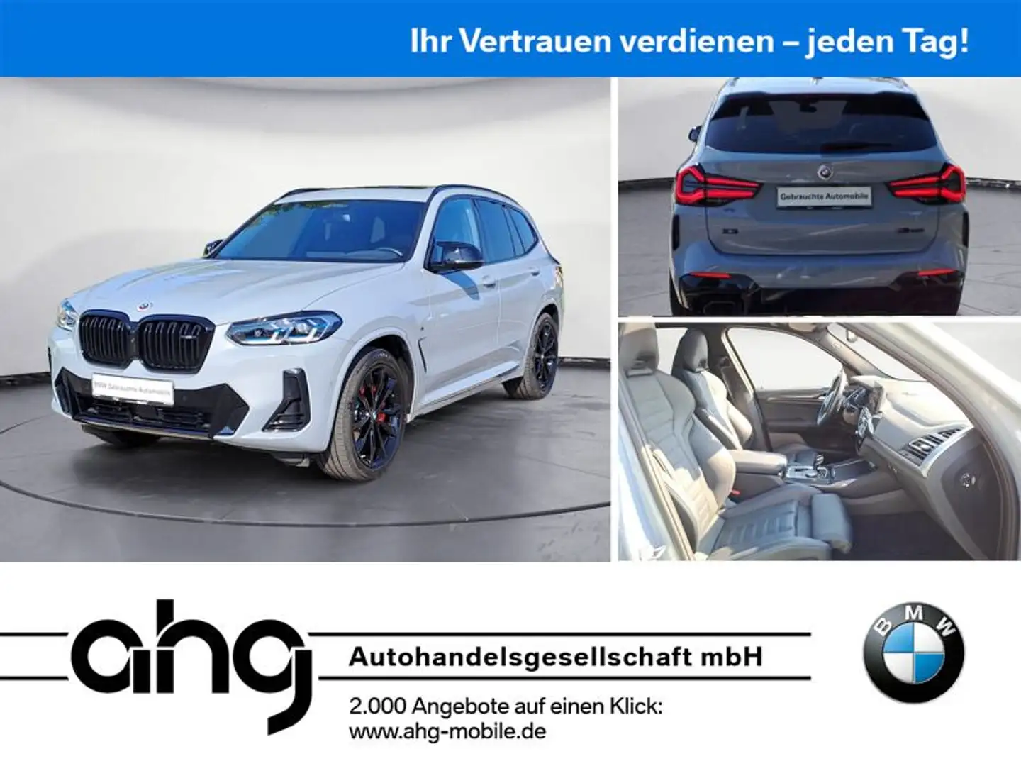 BMW X3 M i Pano Standhzg. HuD AHK M Sportsitze Gris - 1
