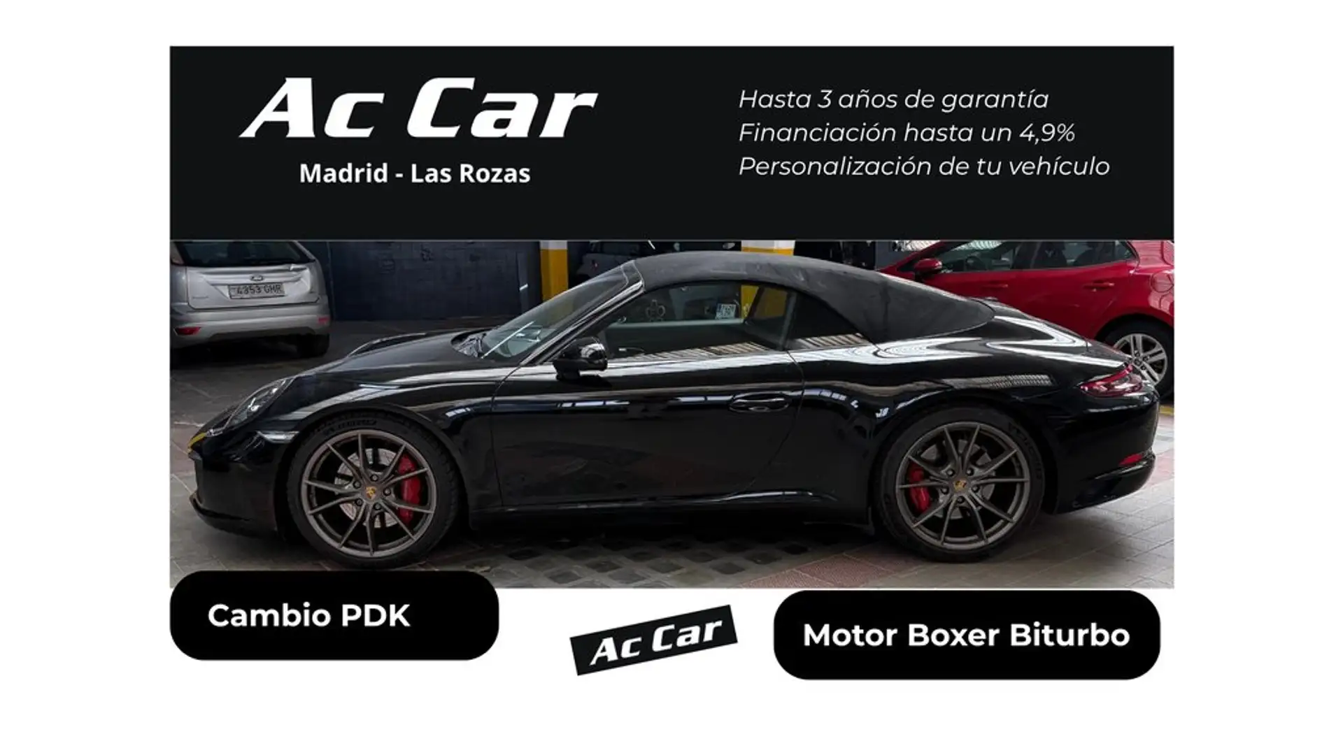 Porsche 991 Carrera S Cabriolet PDK Negro - 1