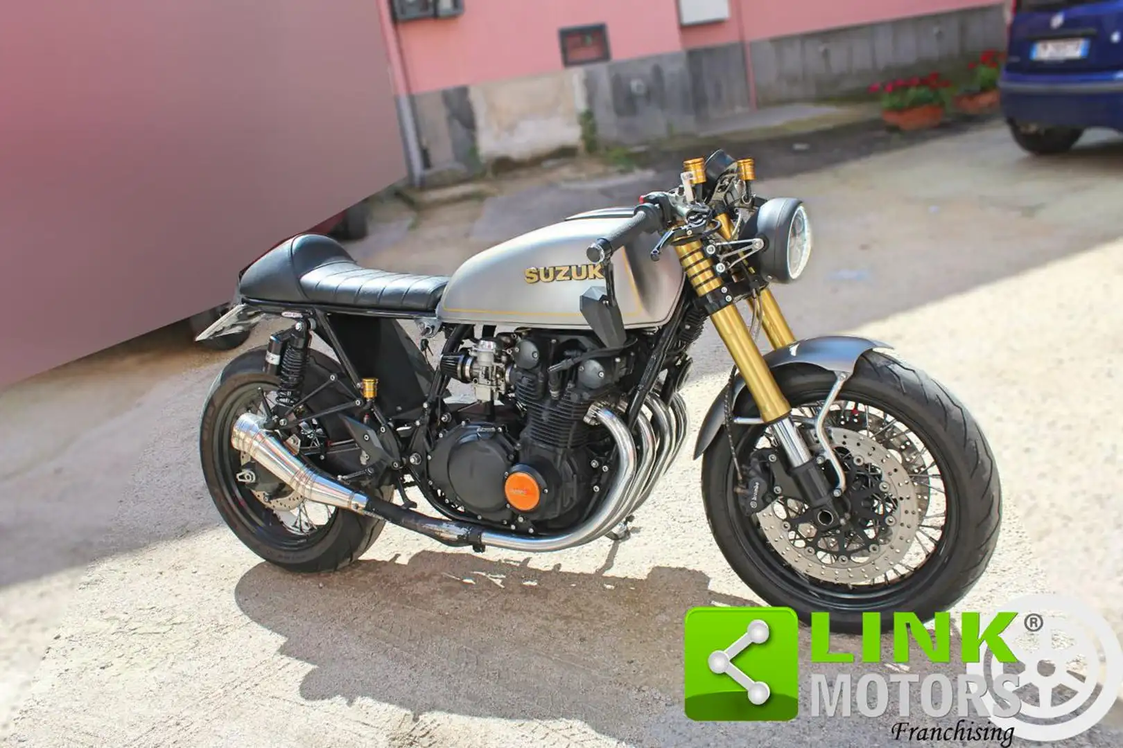 Suzuki GS 550 CAFE RACER Gris - 1