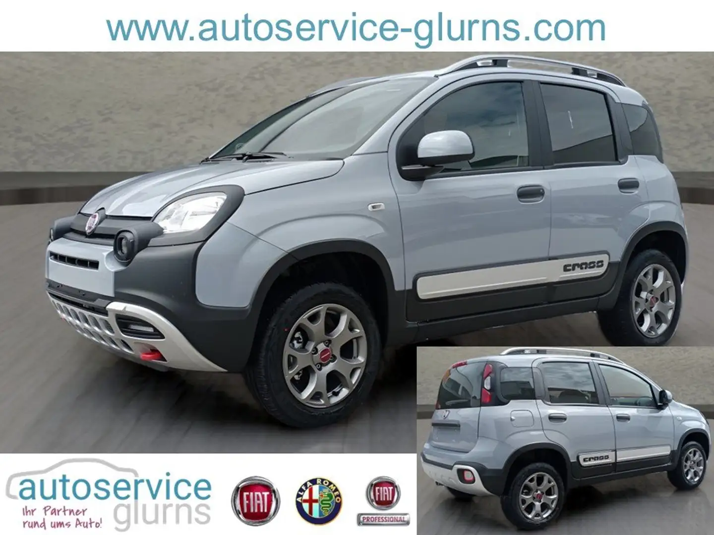 Fiat Panda 0.9 TwinAir Turbo Cross 4x4 + Pack Winter Grau - 1