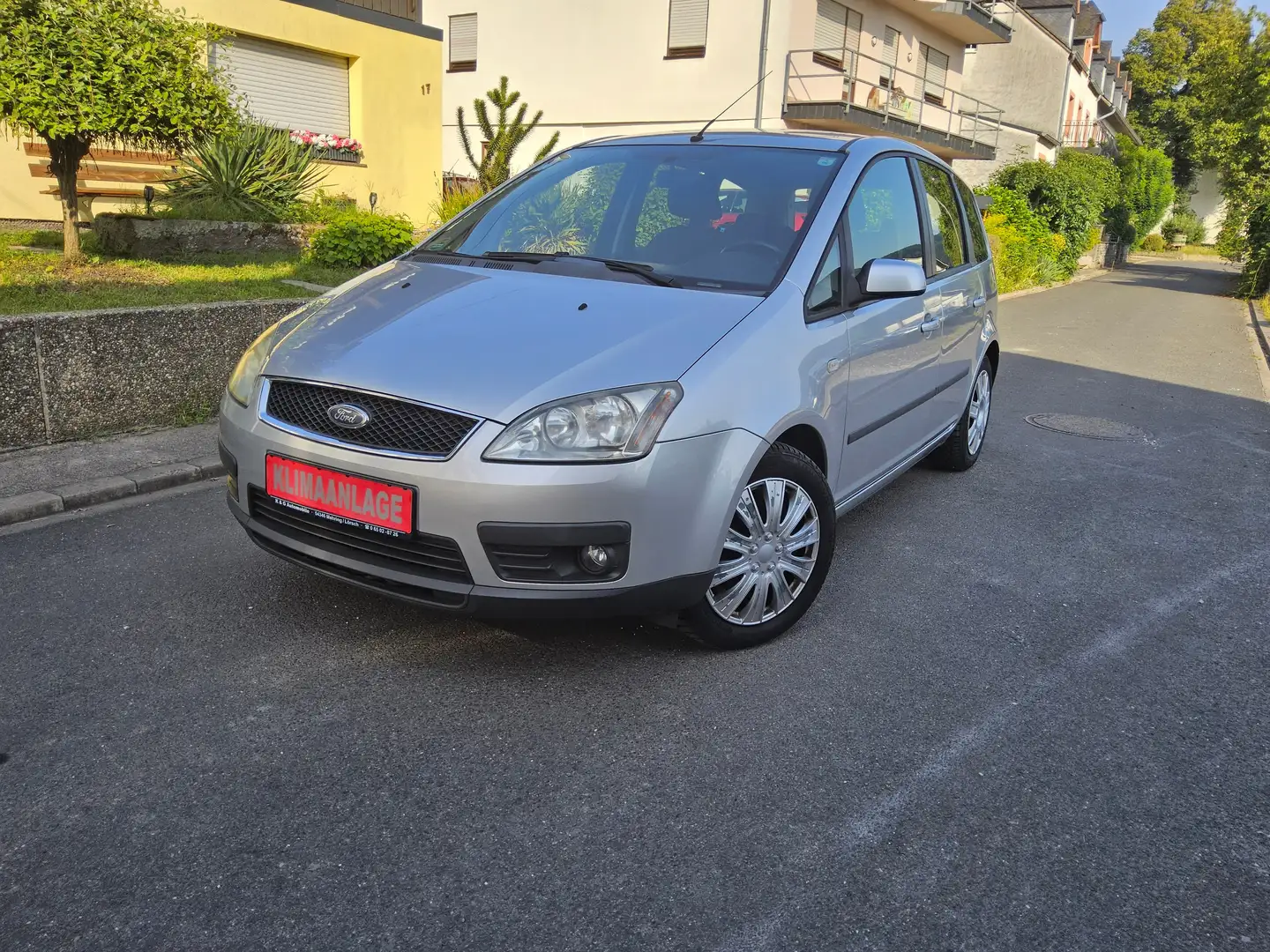 Ford Focus C-Max Fun/org. 113 TKM/2. HD./ Klima/ TÜV NEU Silber - 2