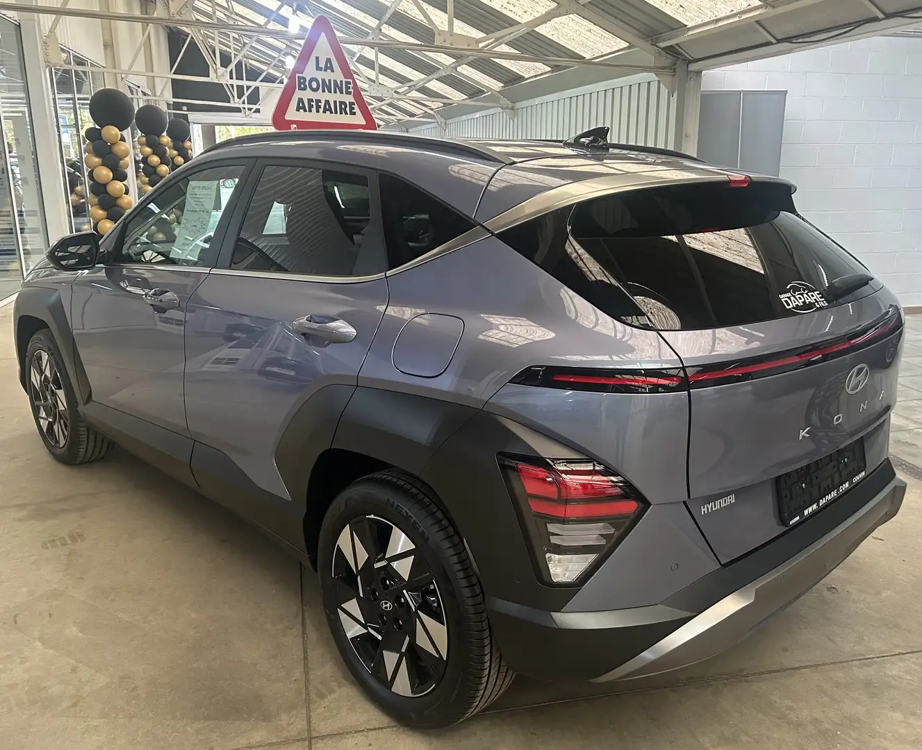 Hyundai KONA HEV 1.6 GDi 141CV Shine Sensation - NEUVE DE STOCK Bleu - 2