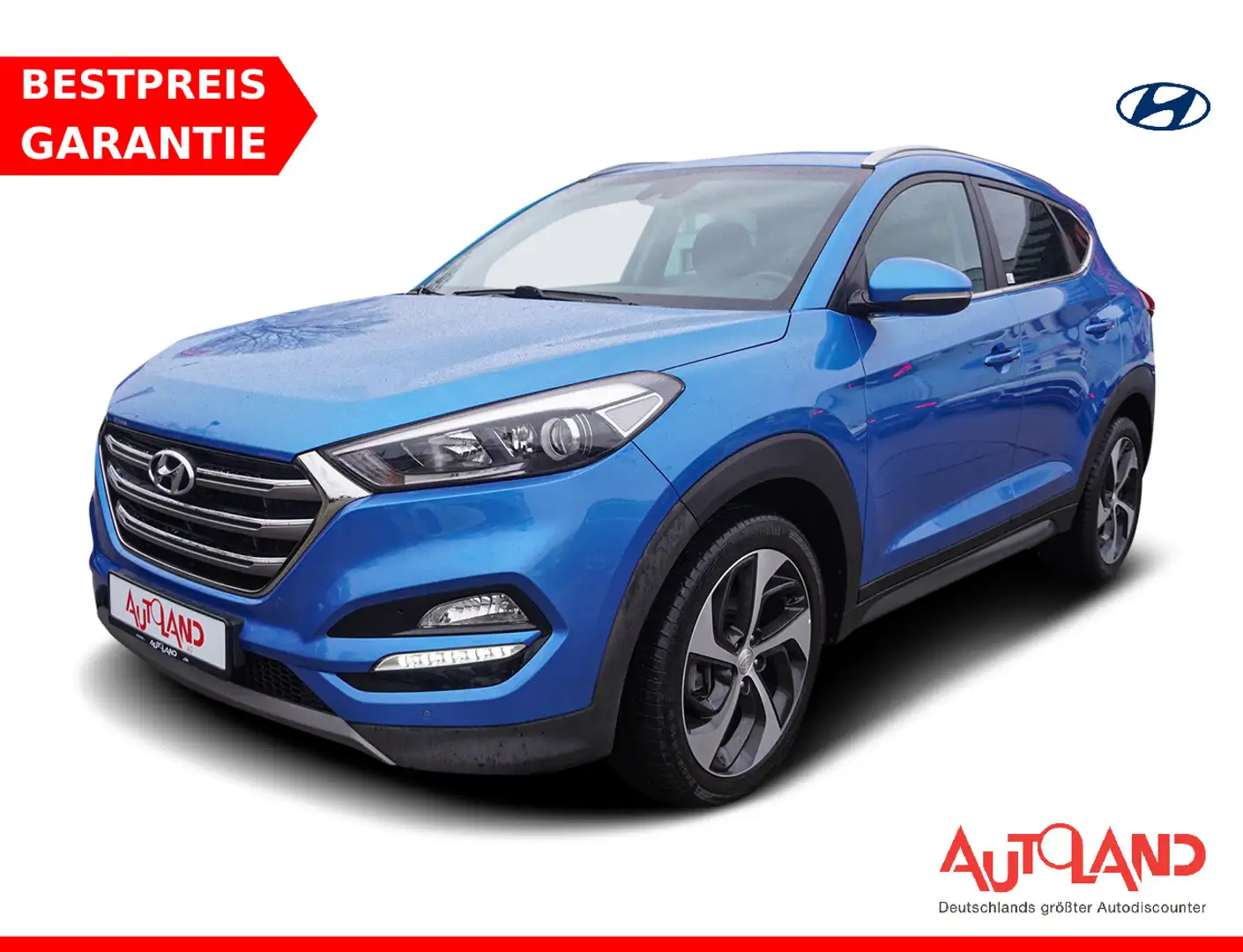 Hyundai TUCSON 1.7 T-GDI blue DCT Style Navi Kamera DAB Blau - 1