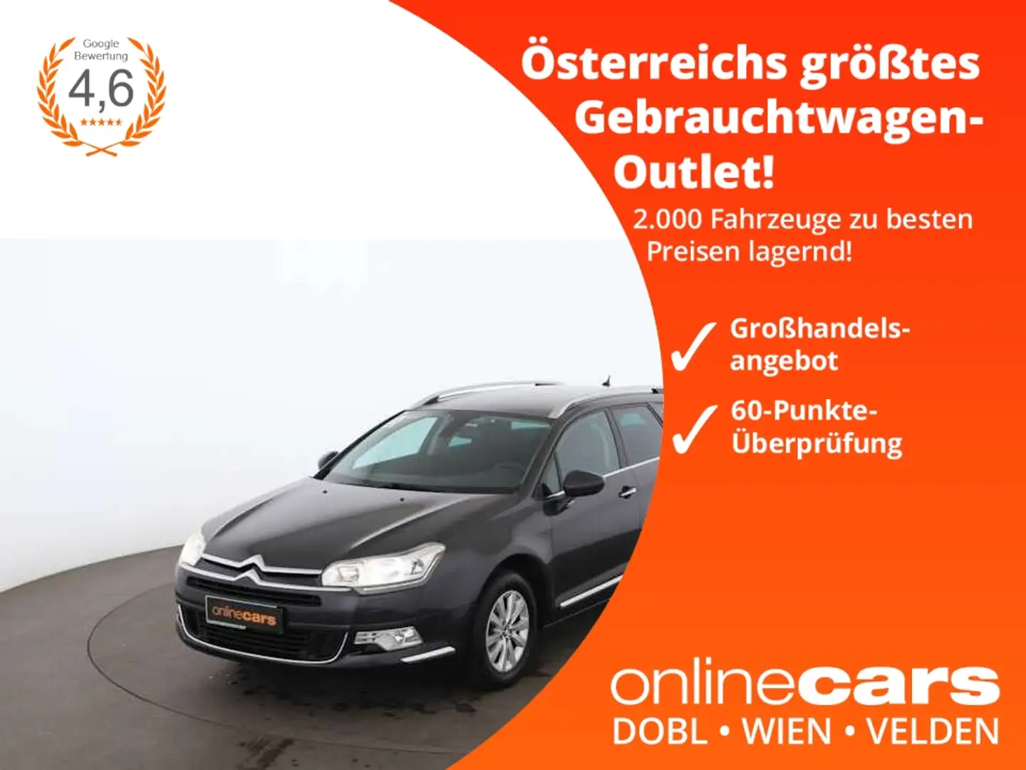 Citroen C5 Tourer 1.6 HDi 110 Business NAVI TEMP KLIMA Gris - 1